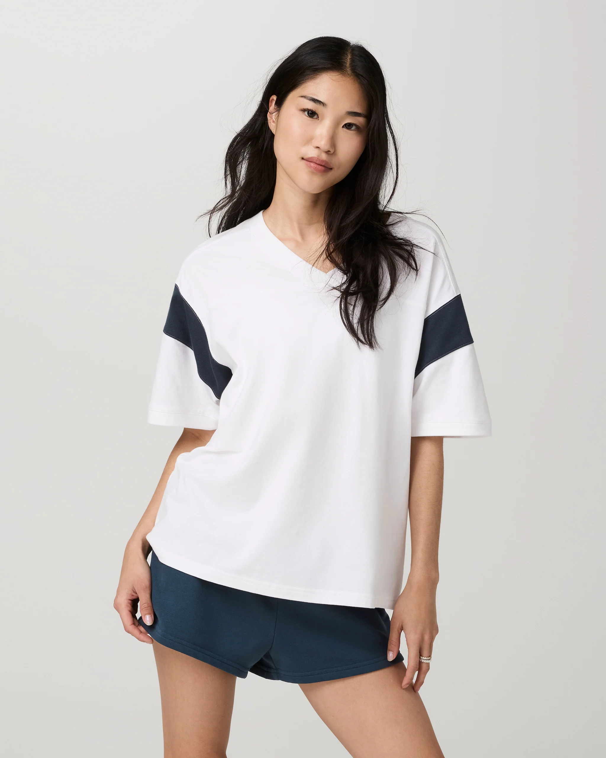 4556-heavyweight-cotton-varsity-tee-white-1.webp Heavyweight Cotton Varsity Tee | White