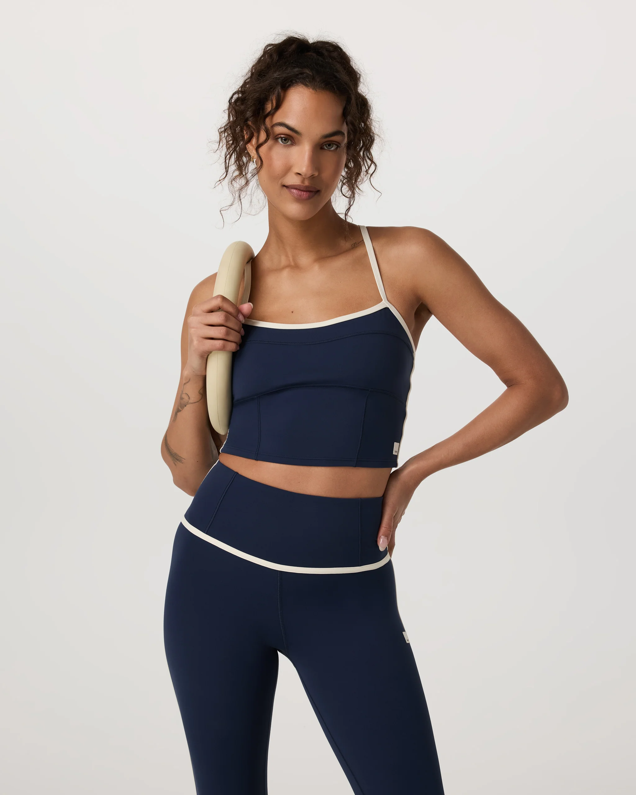 Vuori AllTheFeels™ Corset Tank | Blue Coast
