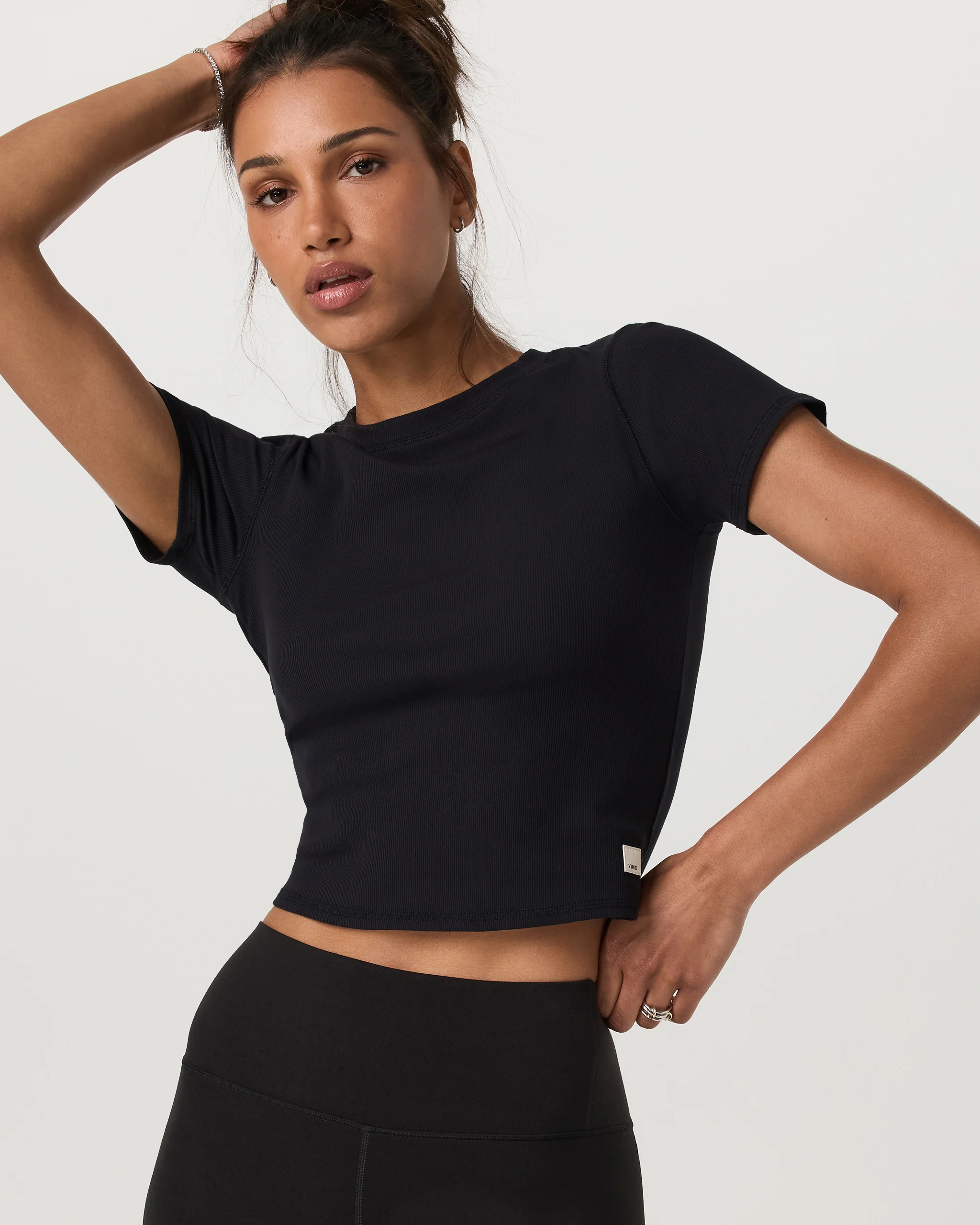 4812-pose-fitted-tee-black-1.webp Pose Fitted Tee | Black