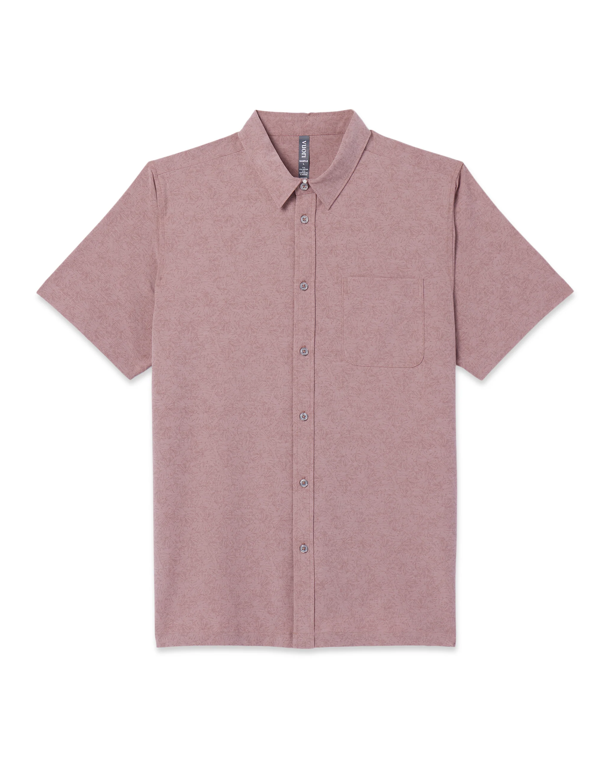 Short Sleeve Bridge Button Down | Zion Rose Water Lily