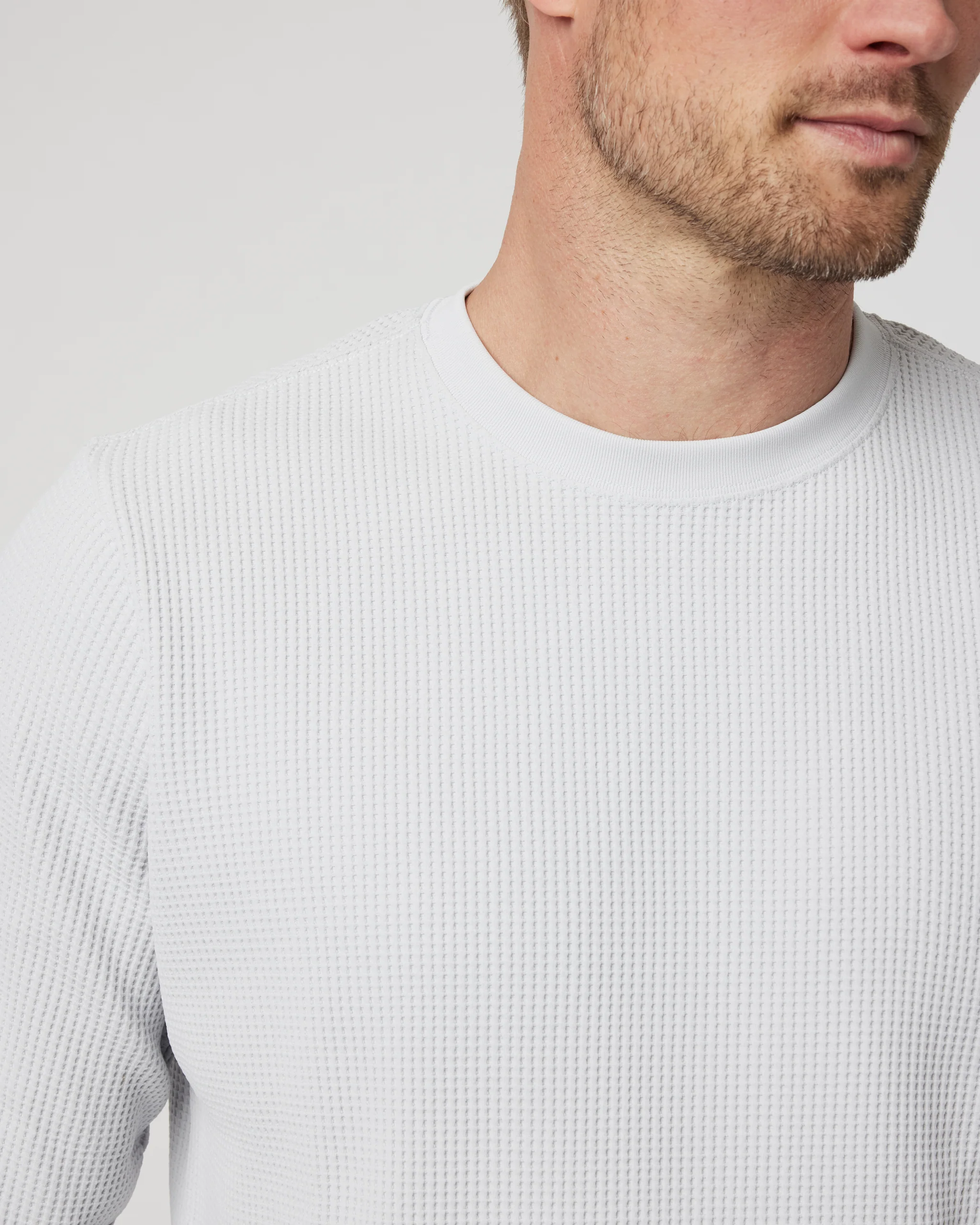 Tech Waffle Crew | Frost Grey