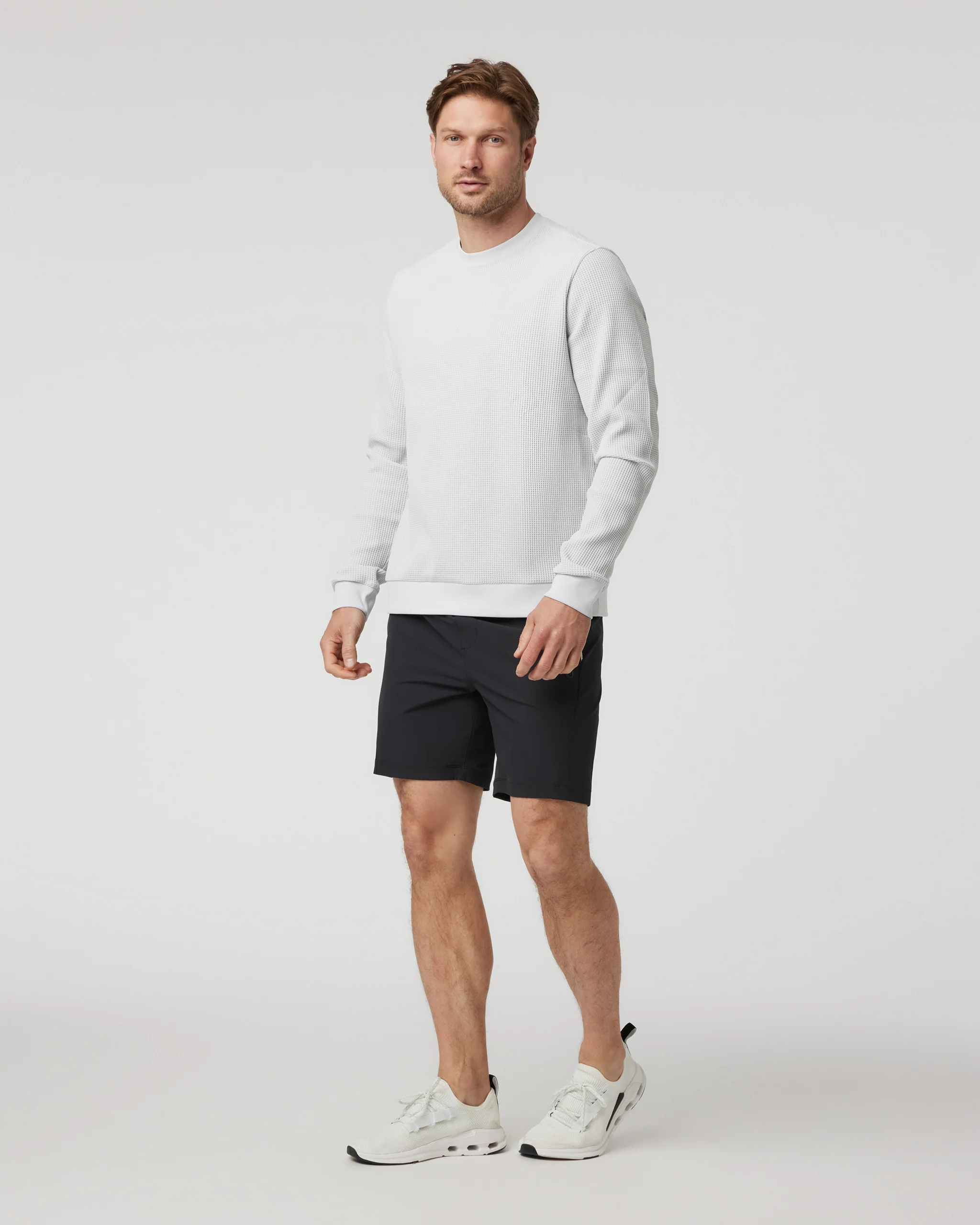 Tech Waffle Crew | Frost Grey