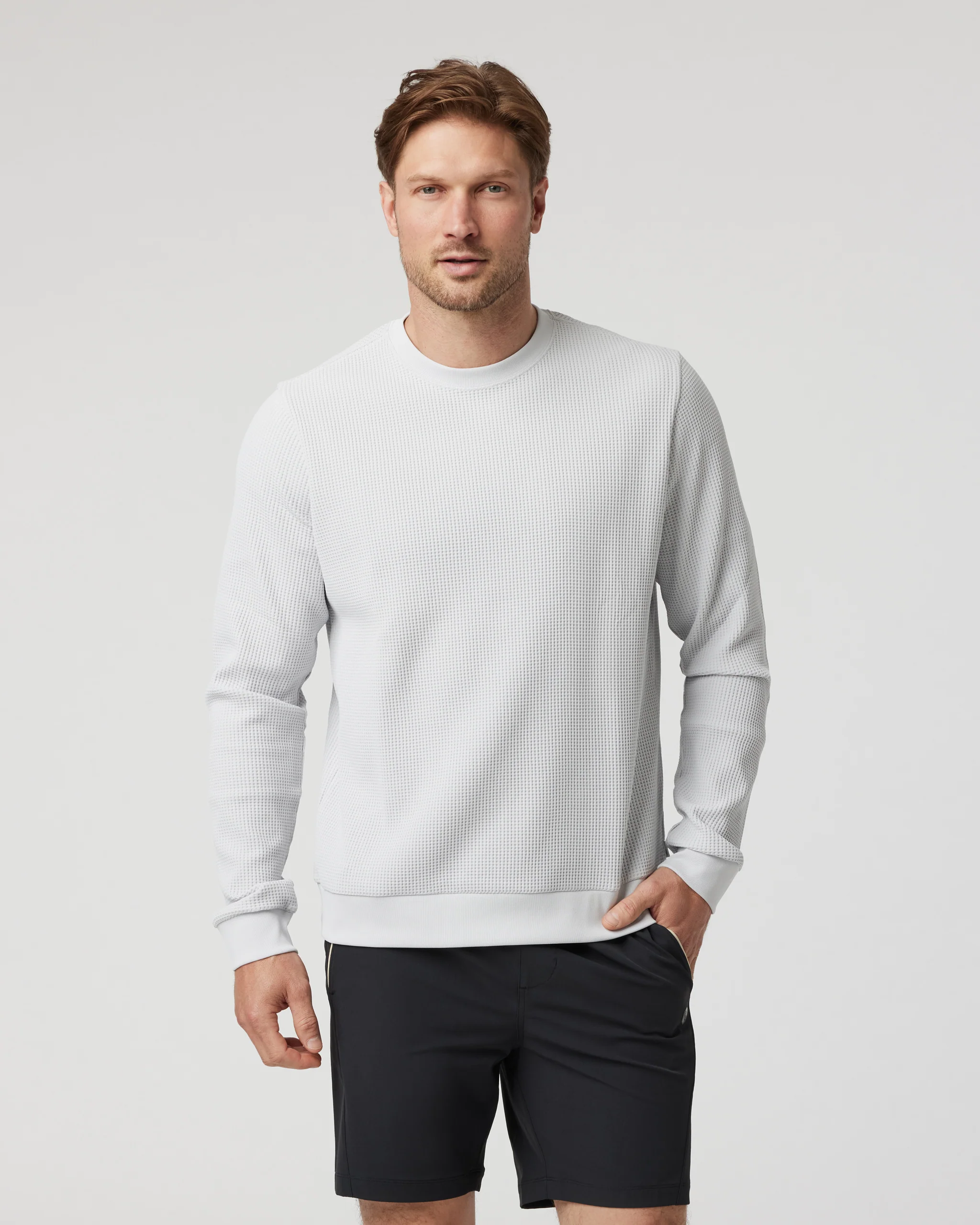 Tech Waffle Crew | Frost Grey