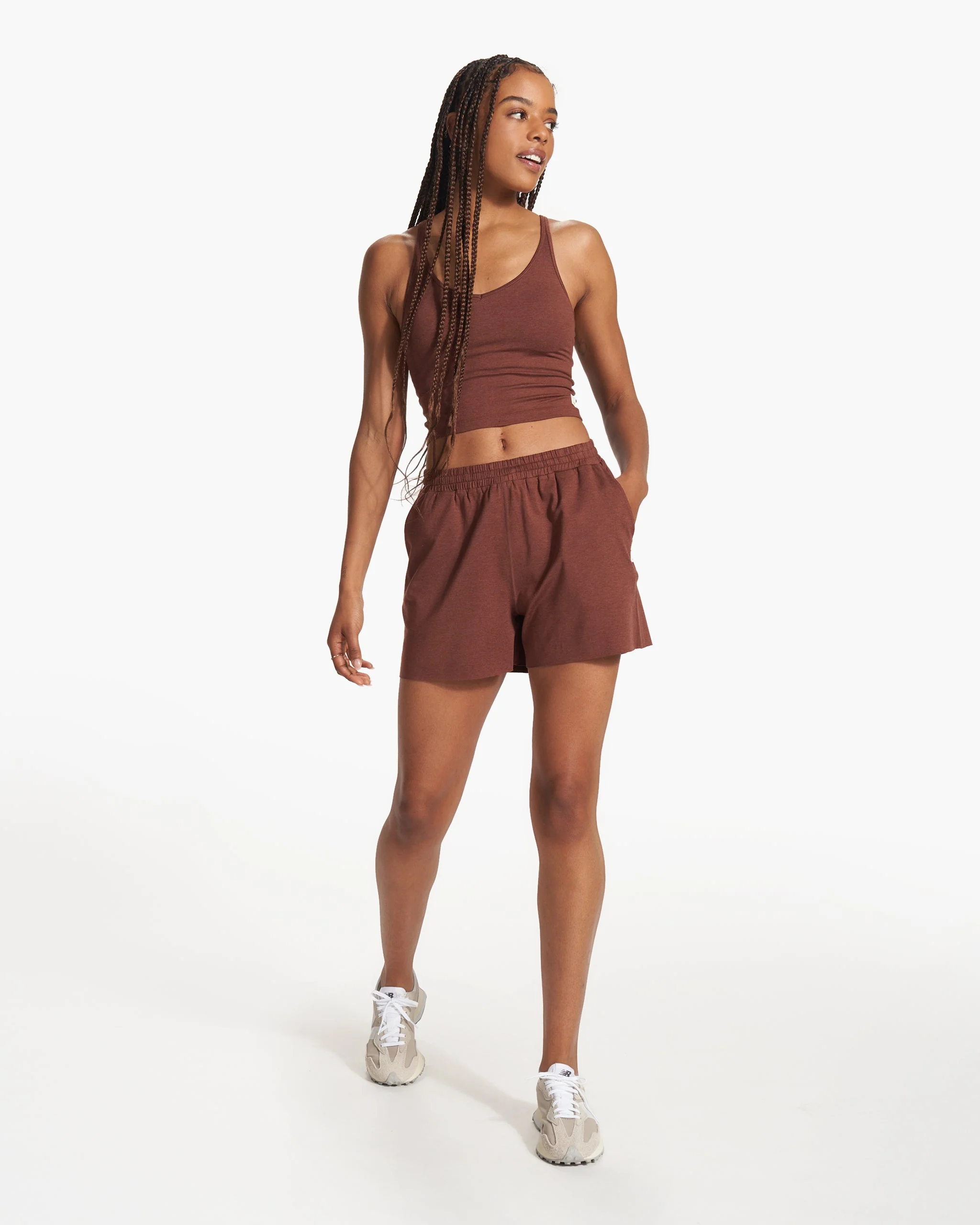 Halo Performance Crop | Cedar Heather