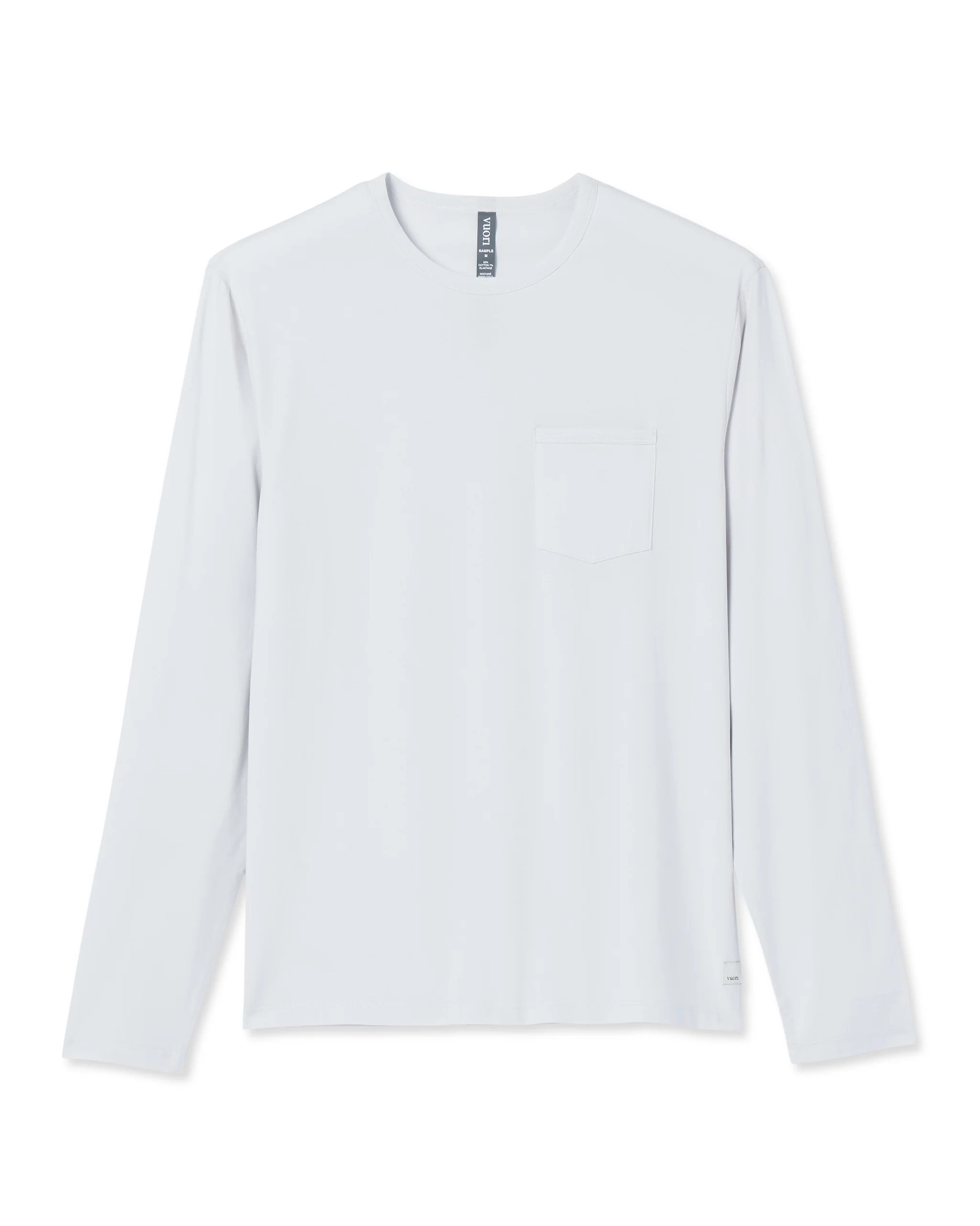 Long Sleeve Men's Feather Tee | Frost Grey