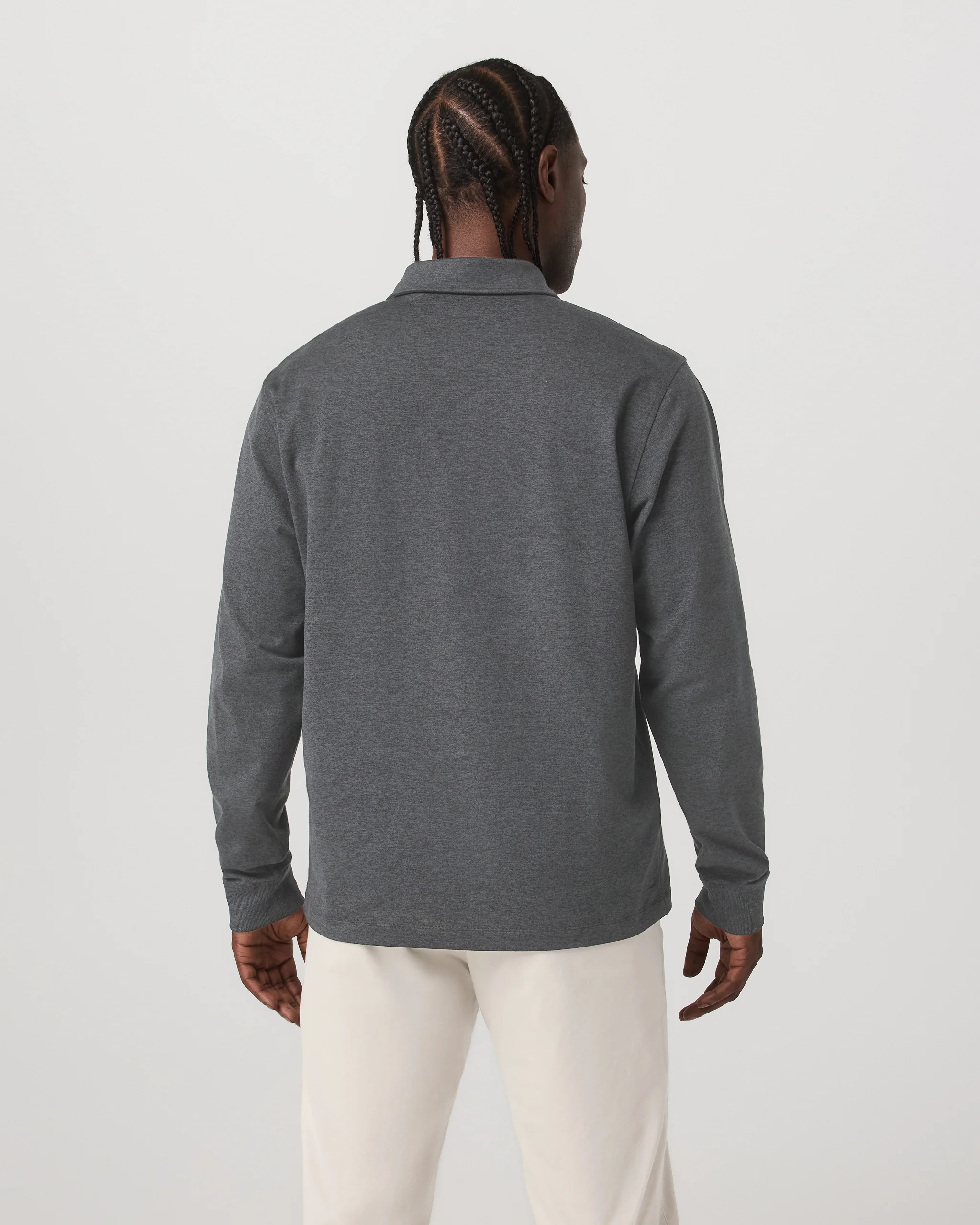 Long Sleeve Coronado Rugby | Charcoal Heather