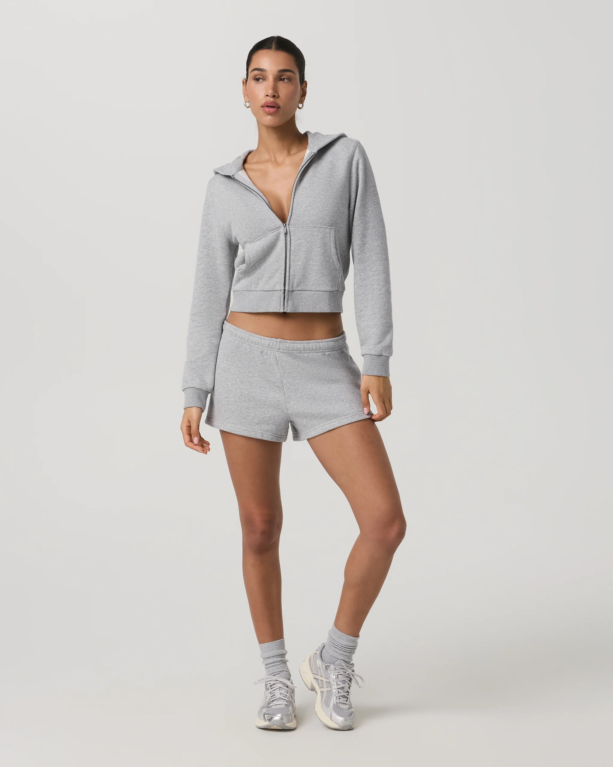 Sedona Retro Short | Light Heather Grey