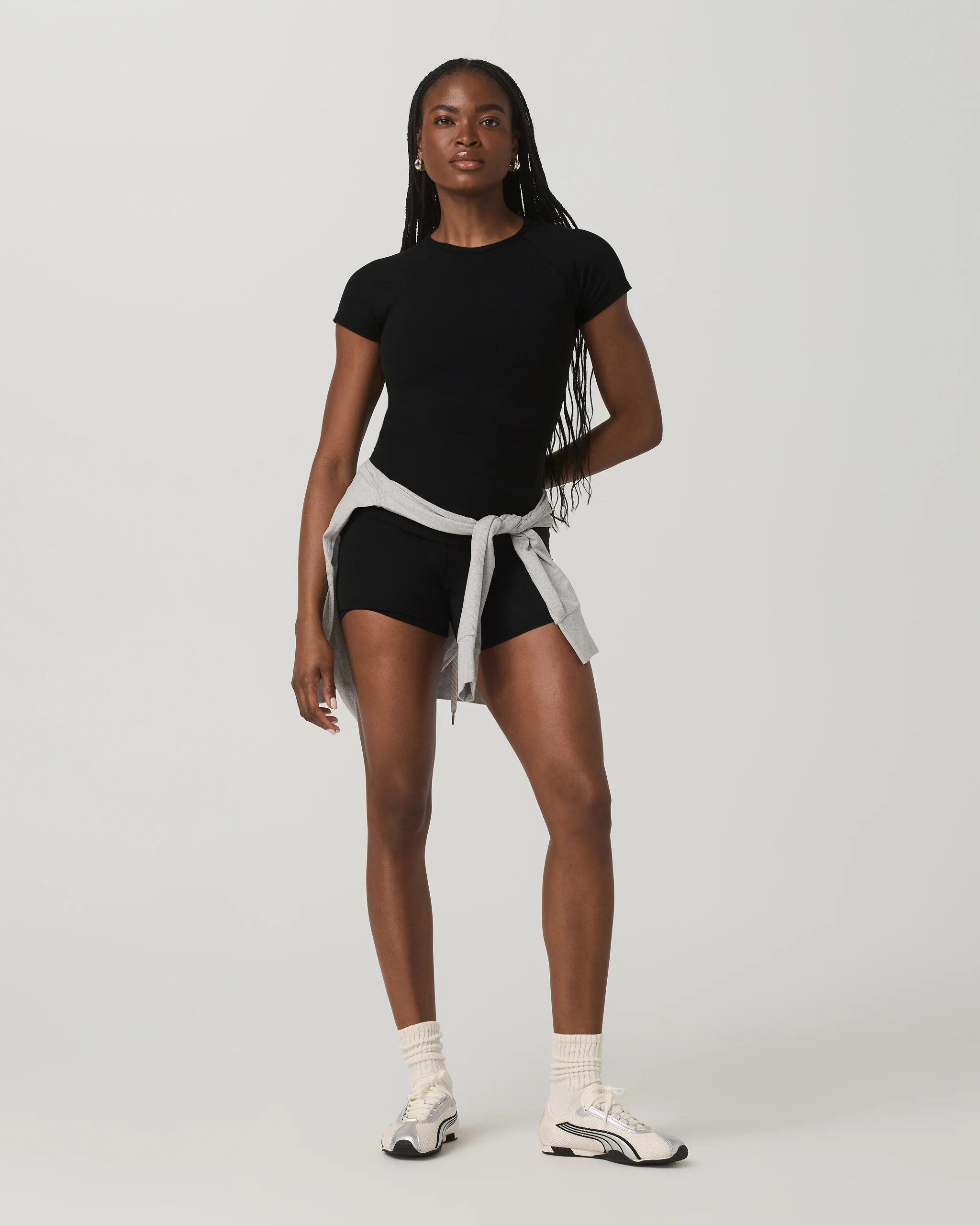 Vuori AllTheFeels™ Short Sleeve Essential Tee | Black
