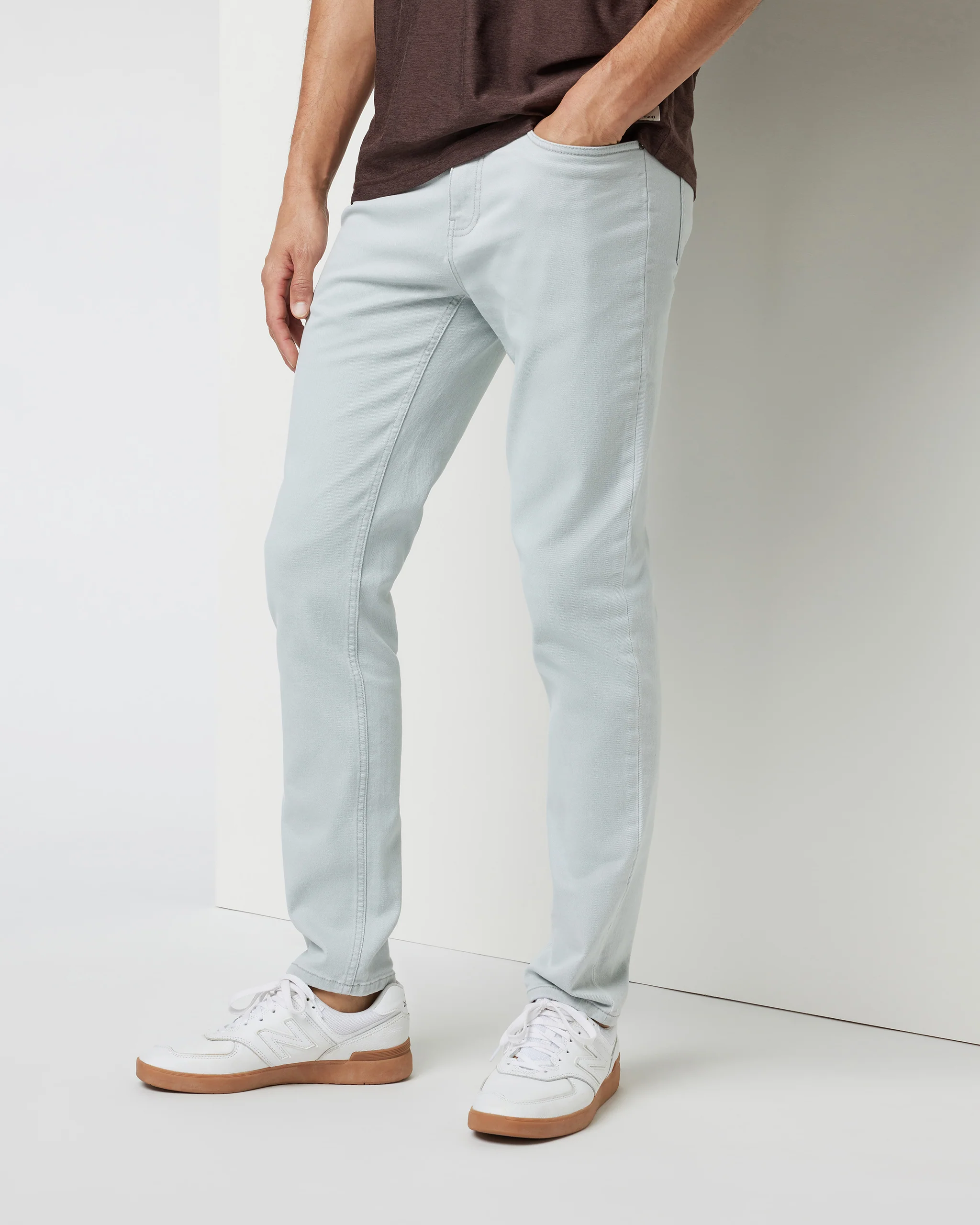 Benton Stretch Twill Pant | Sky Grey