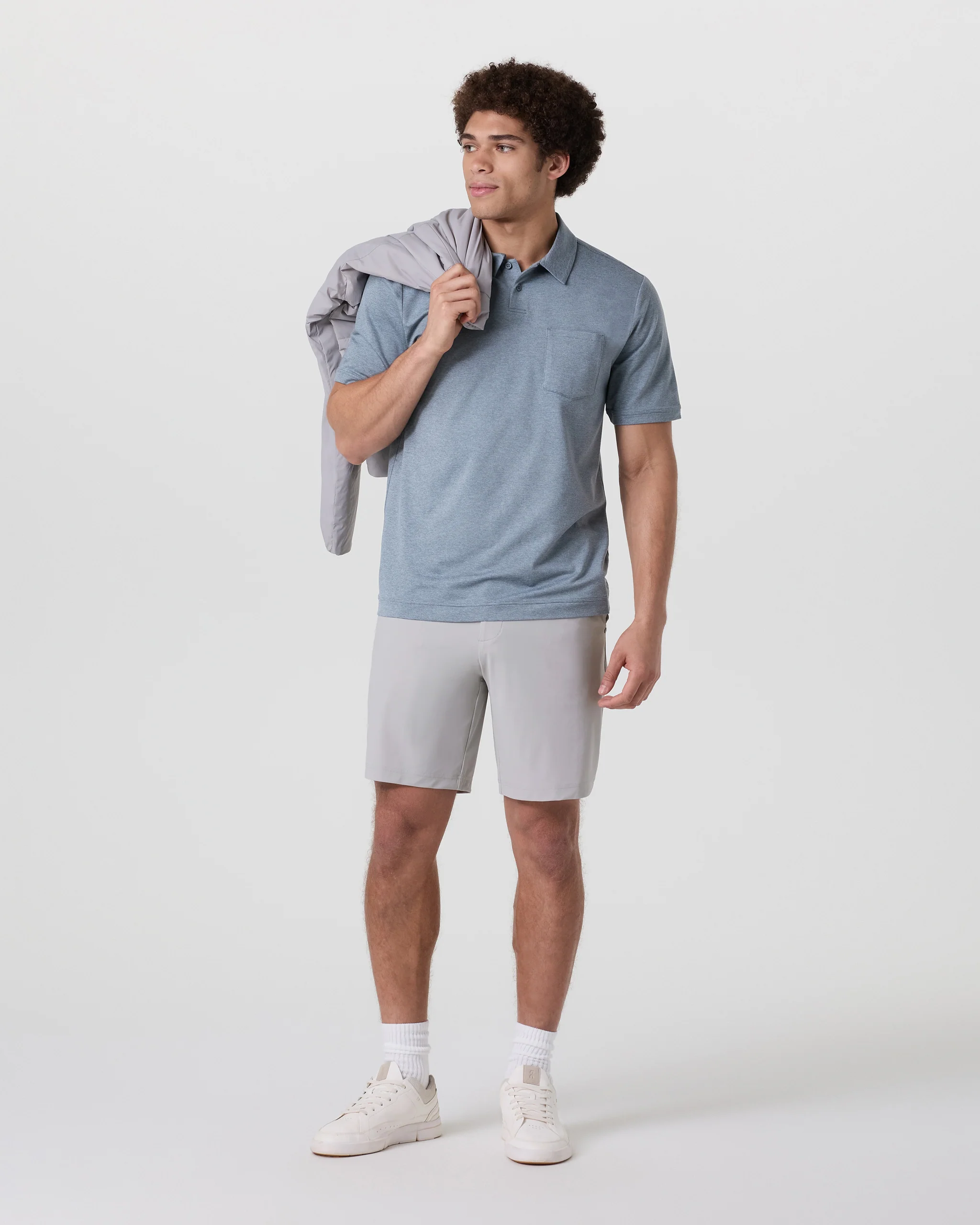 Fleet Chino Short 8" | Fog