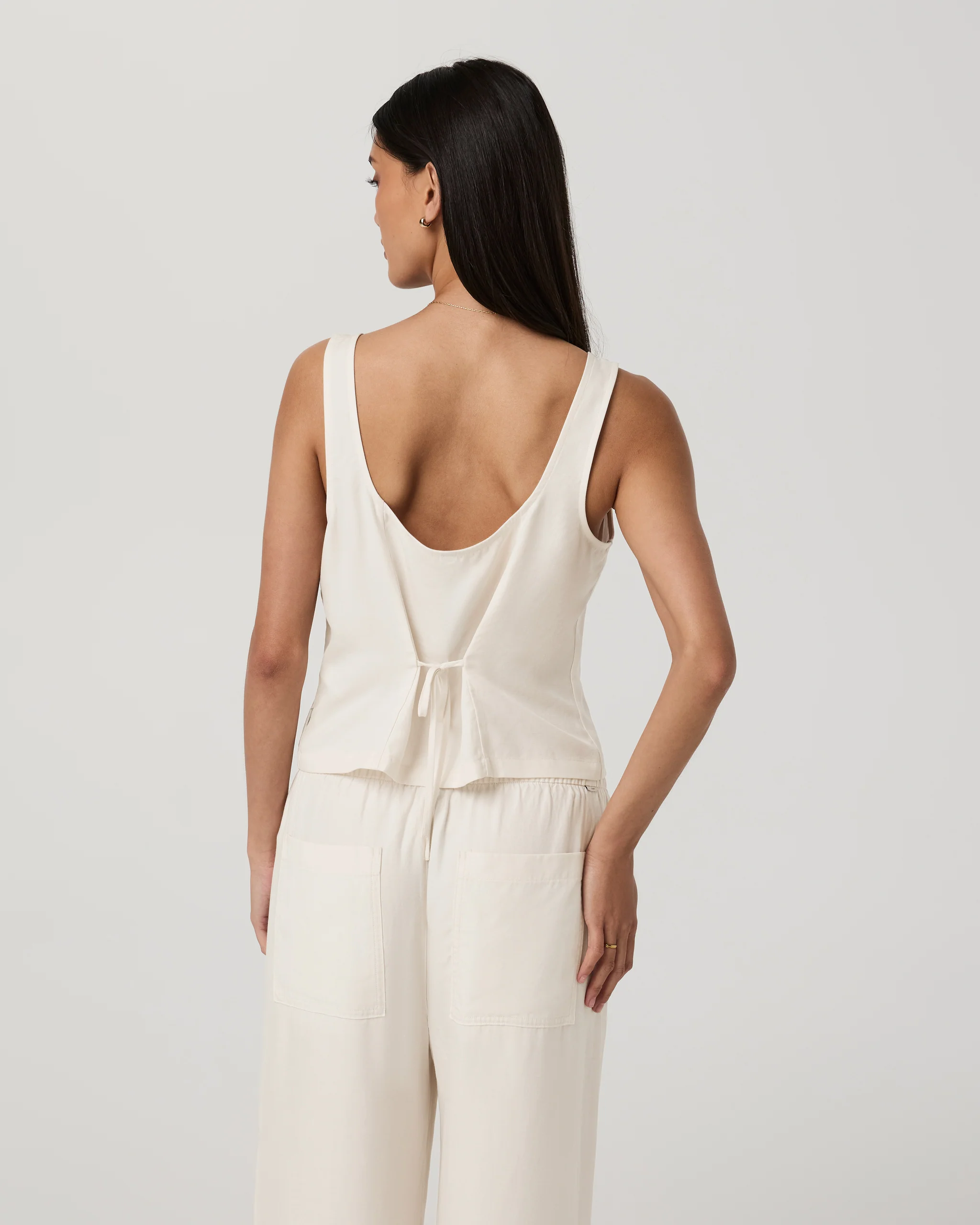 6615-trestles-twill-button-front-top-natural-3.webp Trestles Twill Button Front Top | Natural