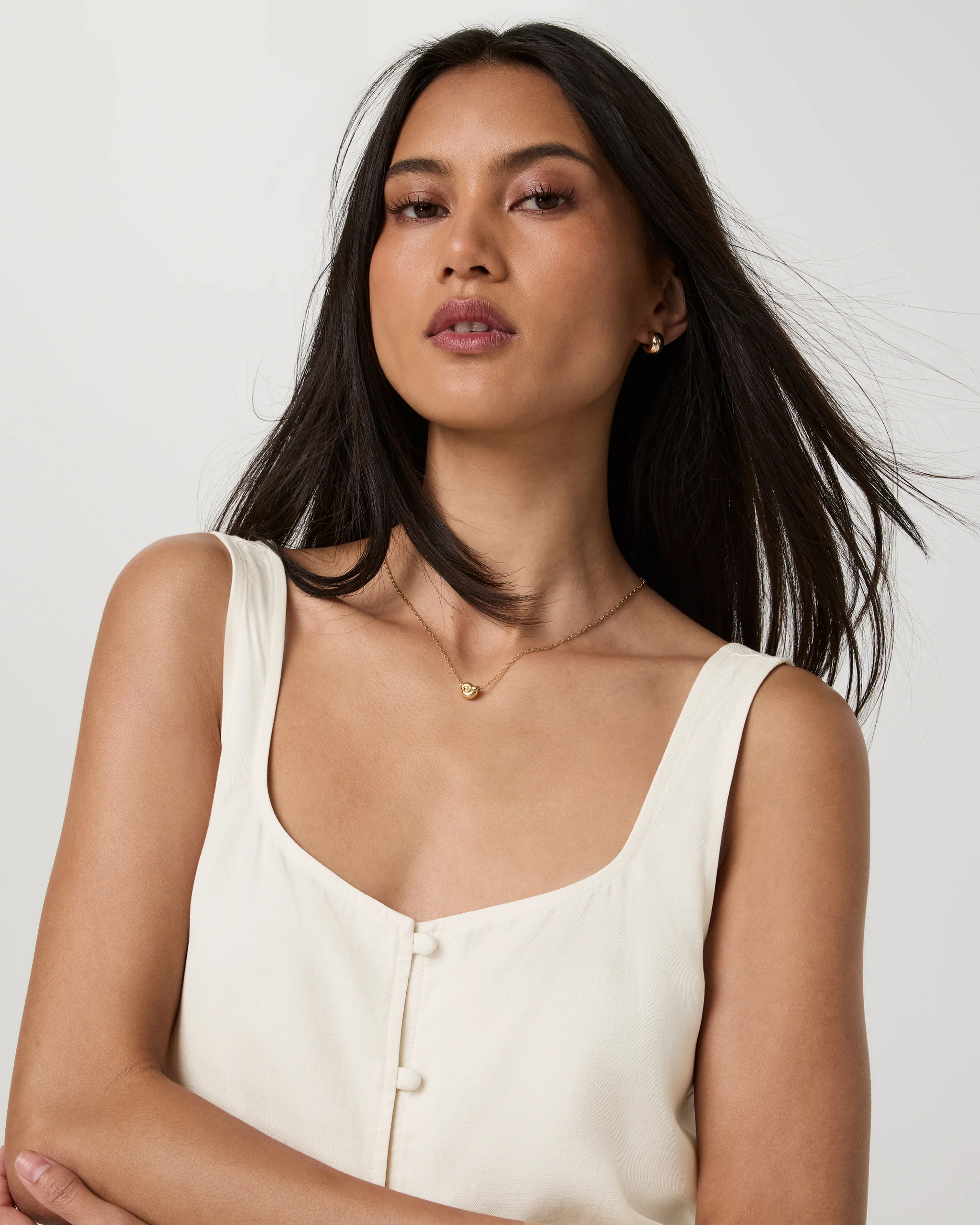 6615-trestles-twill-button-front-top-natural-4.webp Trestles Twill Button Front Top | Natural