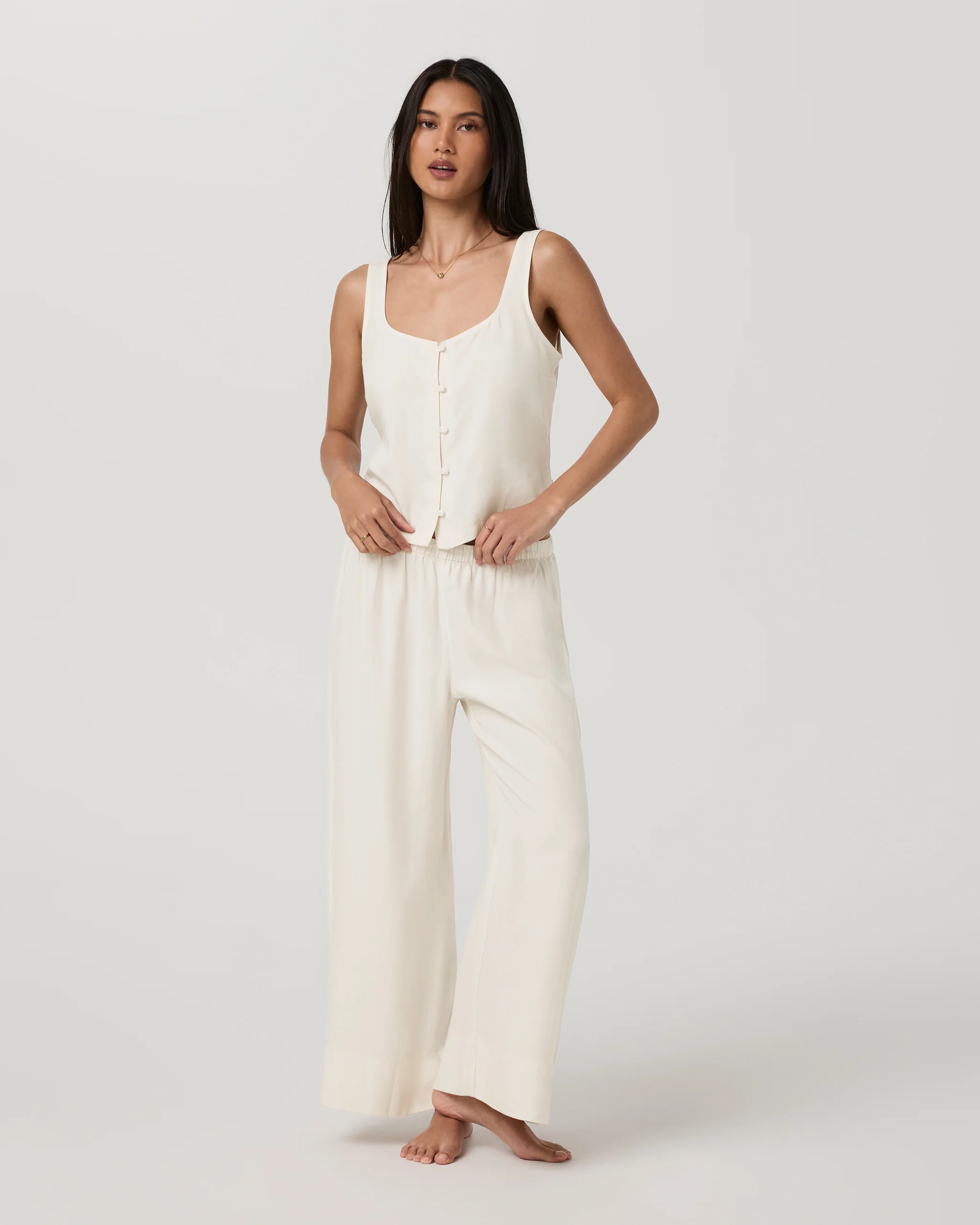 6615-trestles-twill-button-front-top-natural-6.webp Trestles Twill Button Front Top | Natural