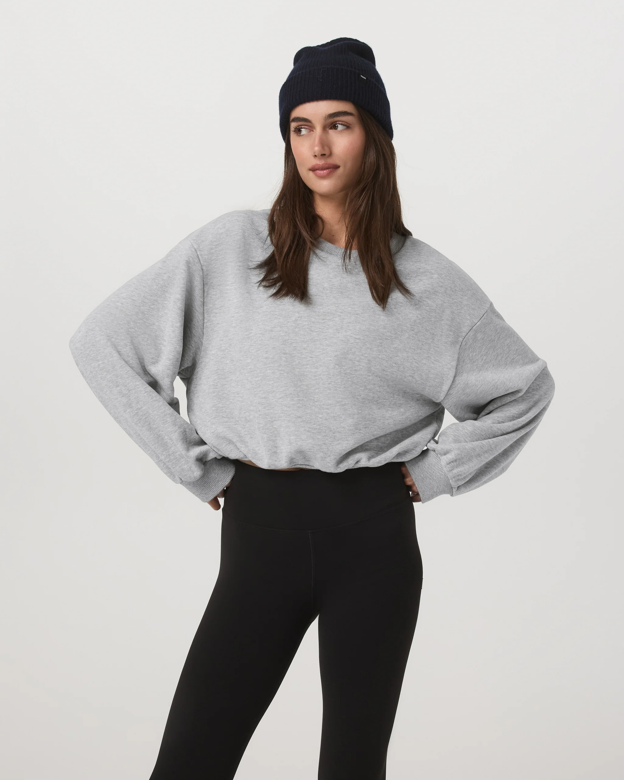 Sedona Bubble Crew | Light Heather Grey