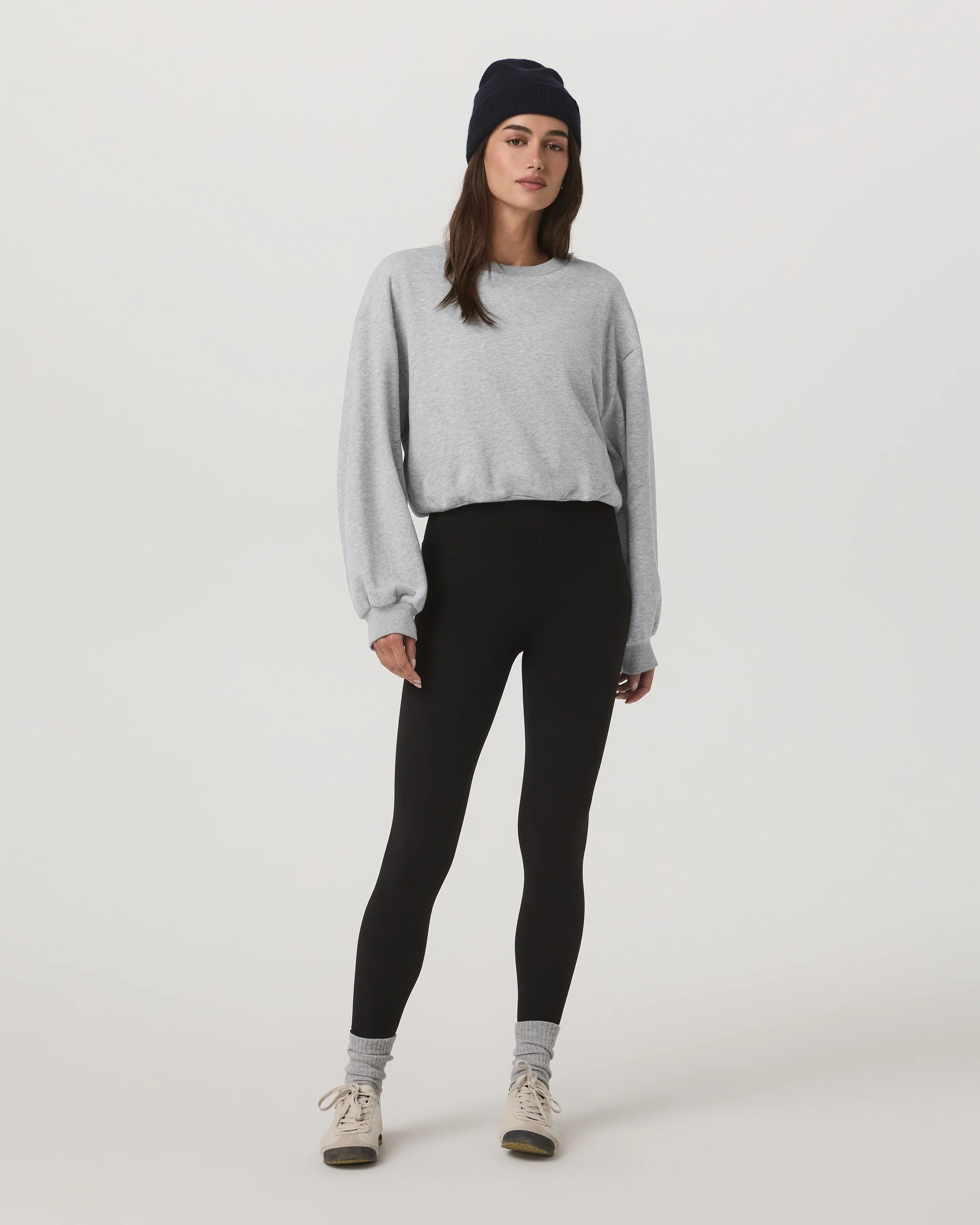Sedona Bubble Crew | Light Heather Grey