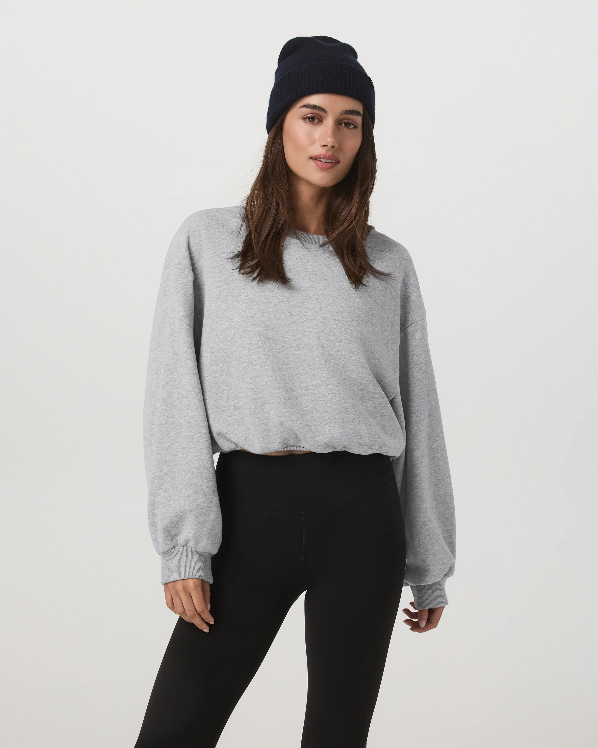 Sedona Bubble Crew | Light Heather Grey