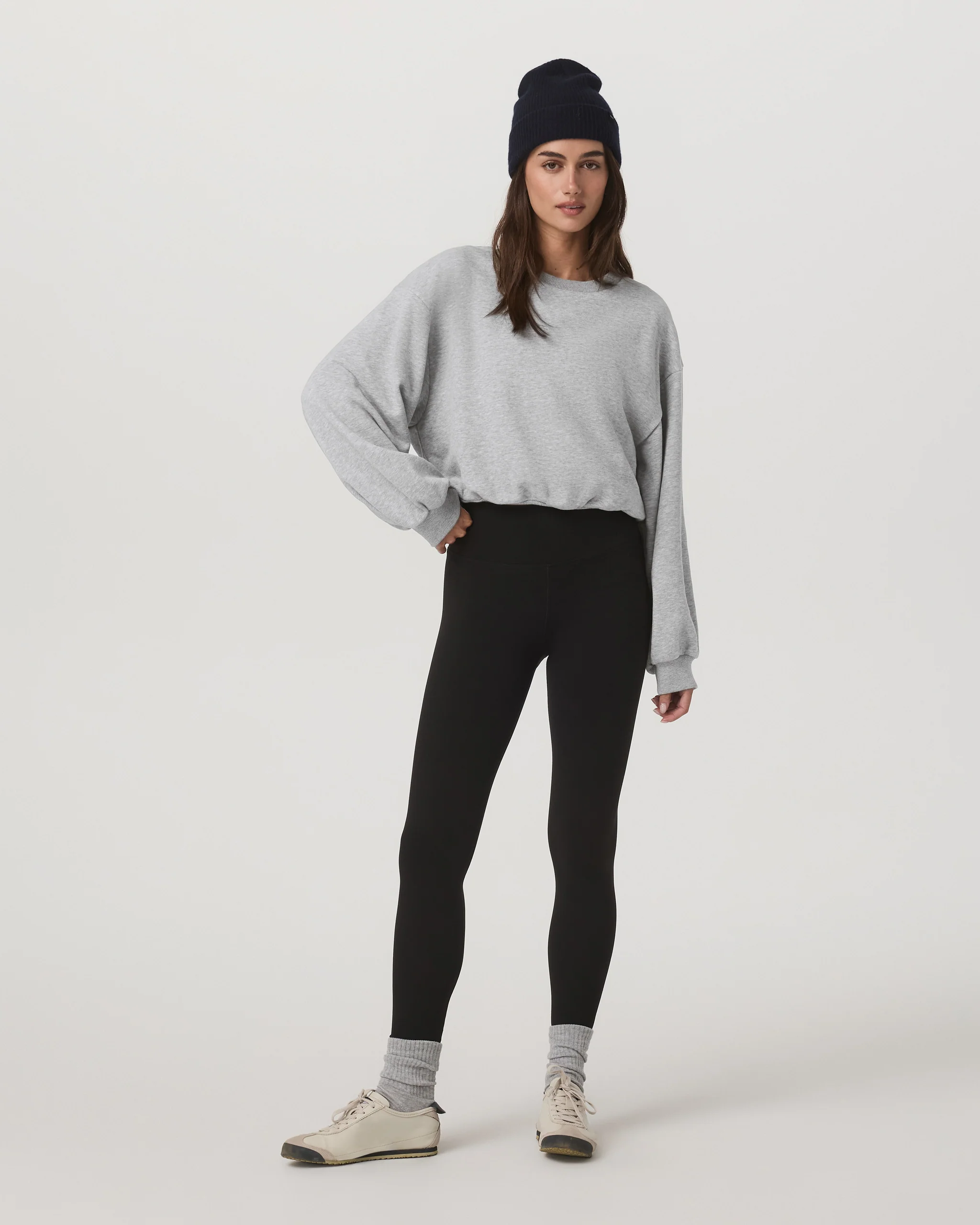 Sedona Bubble Crew | Light Heather Grey