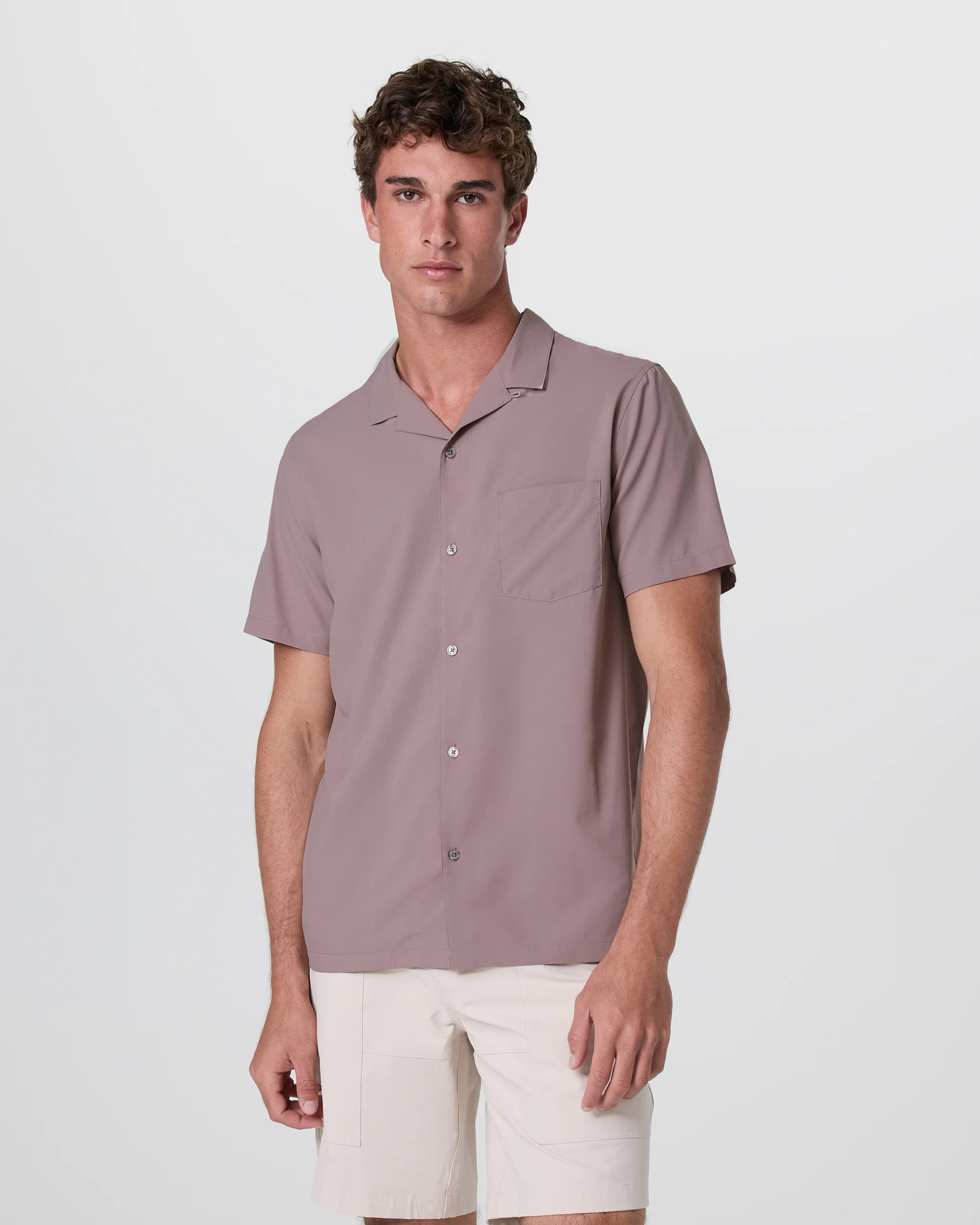 Seaport Button Down | Dark Umber Heather