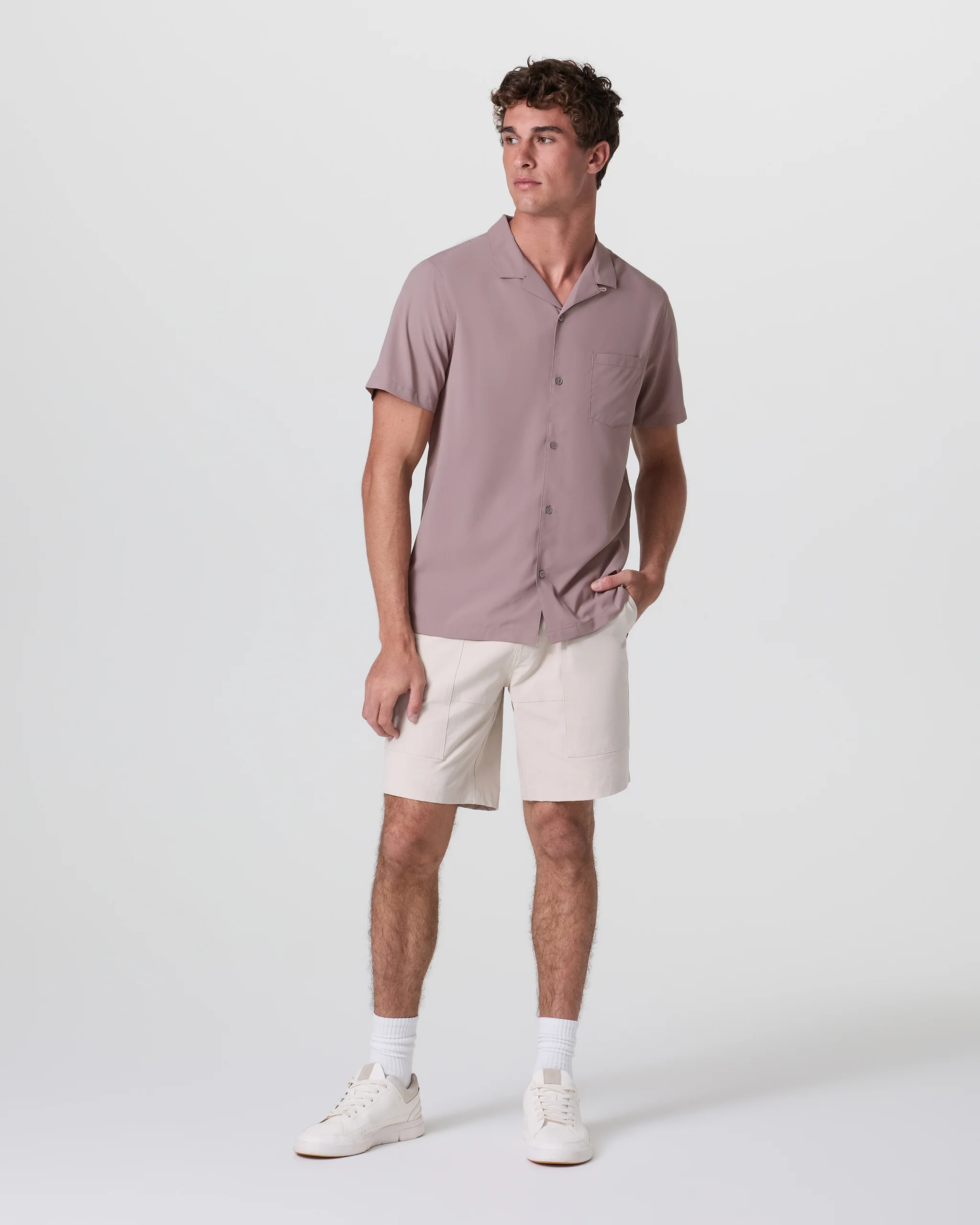 Seaport Button Down | Dark Umber Heather