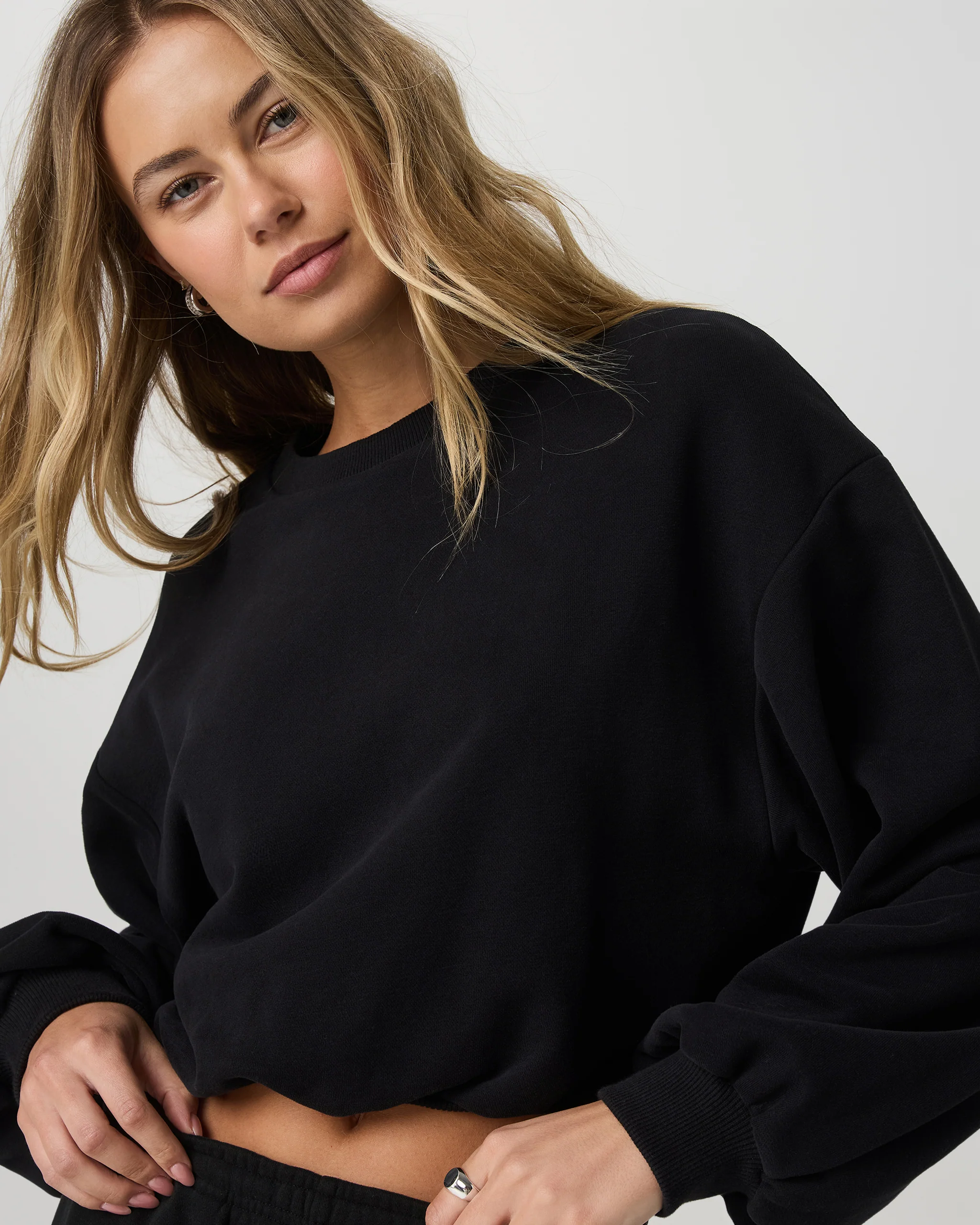 Sedona Bubble Crew | Black