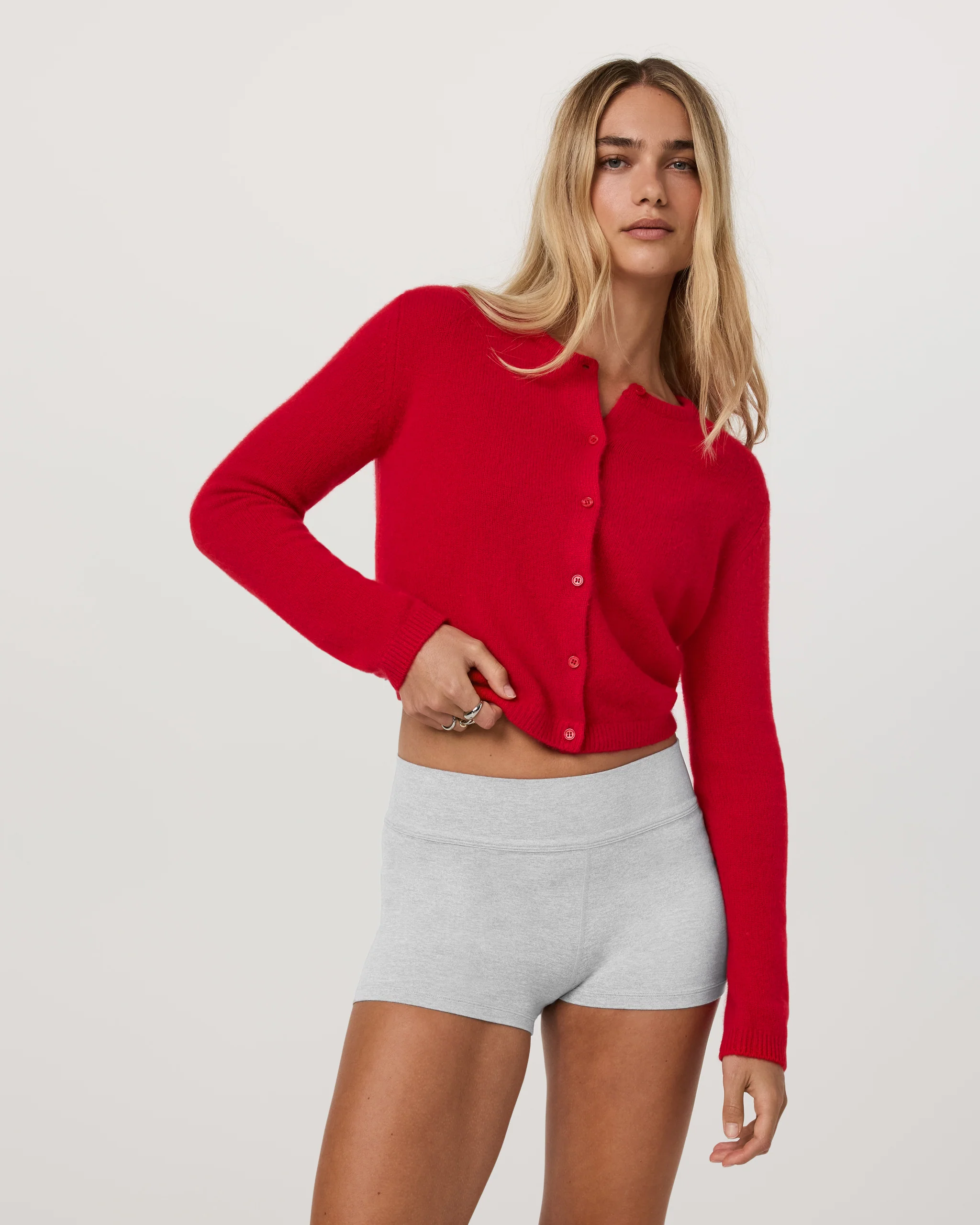 Émilie Cashmere Cardi | Cherry