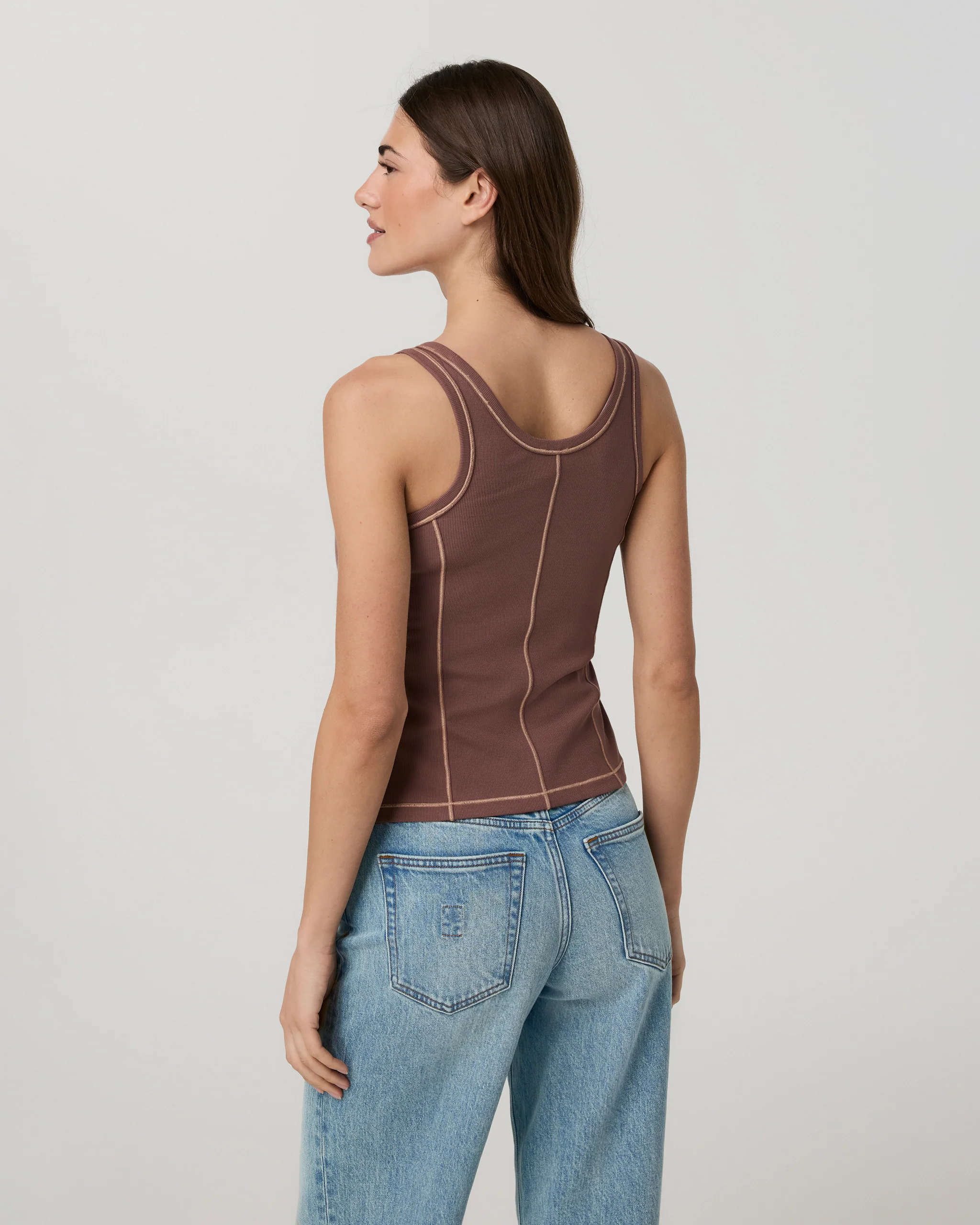 Pose Seams Tank | Sable