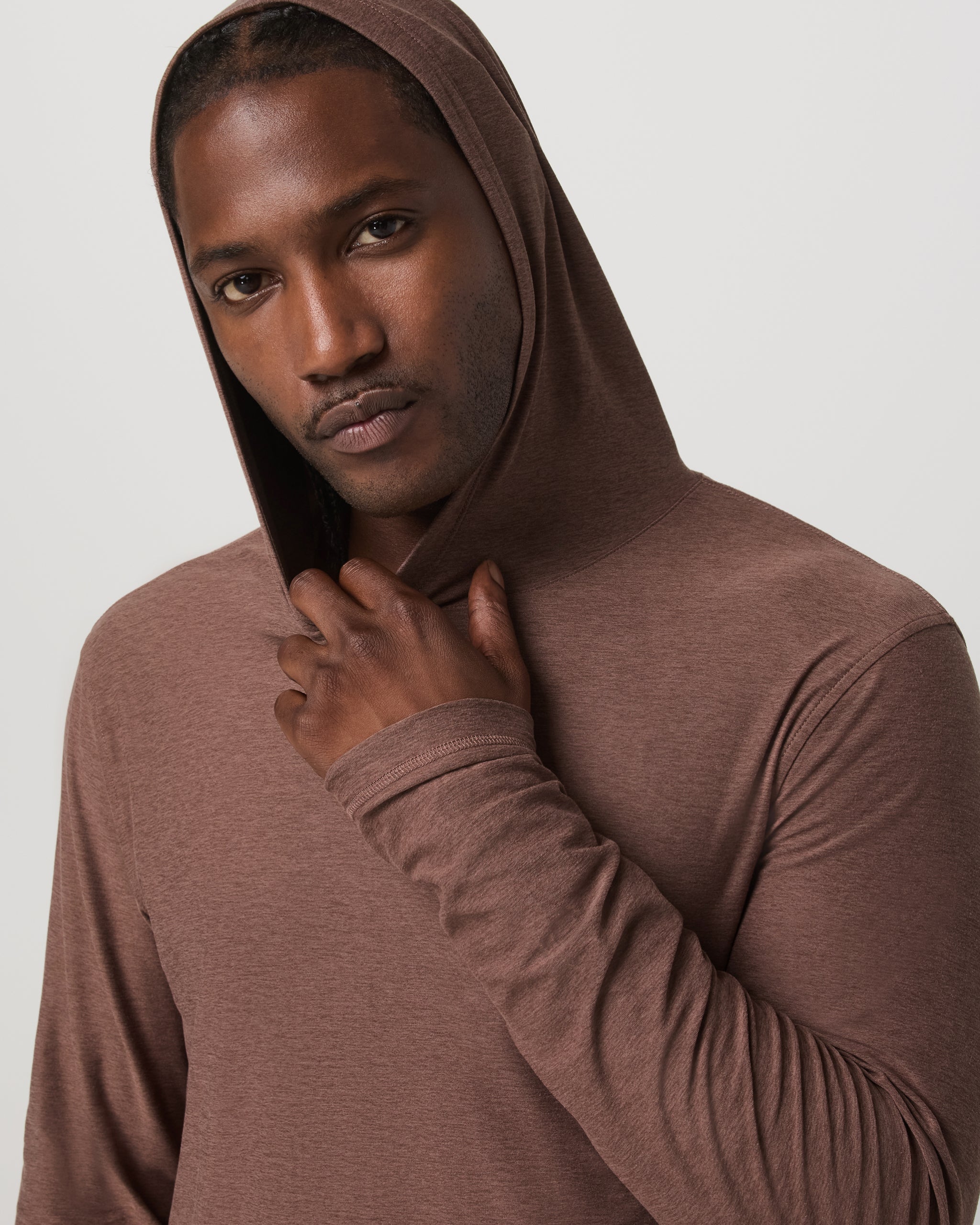 Strato Tech Hoodie | Sable Heather