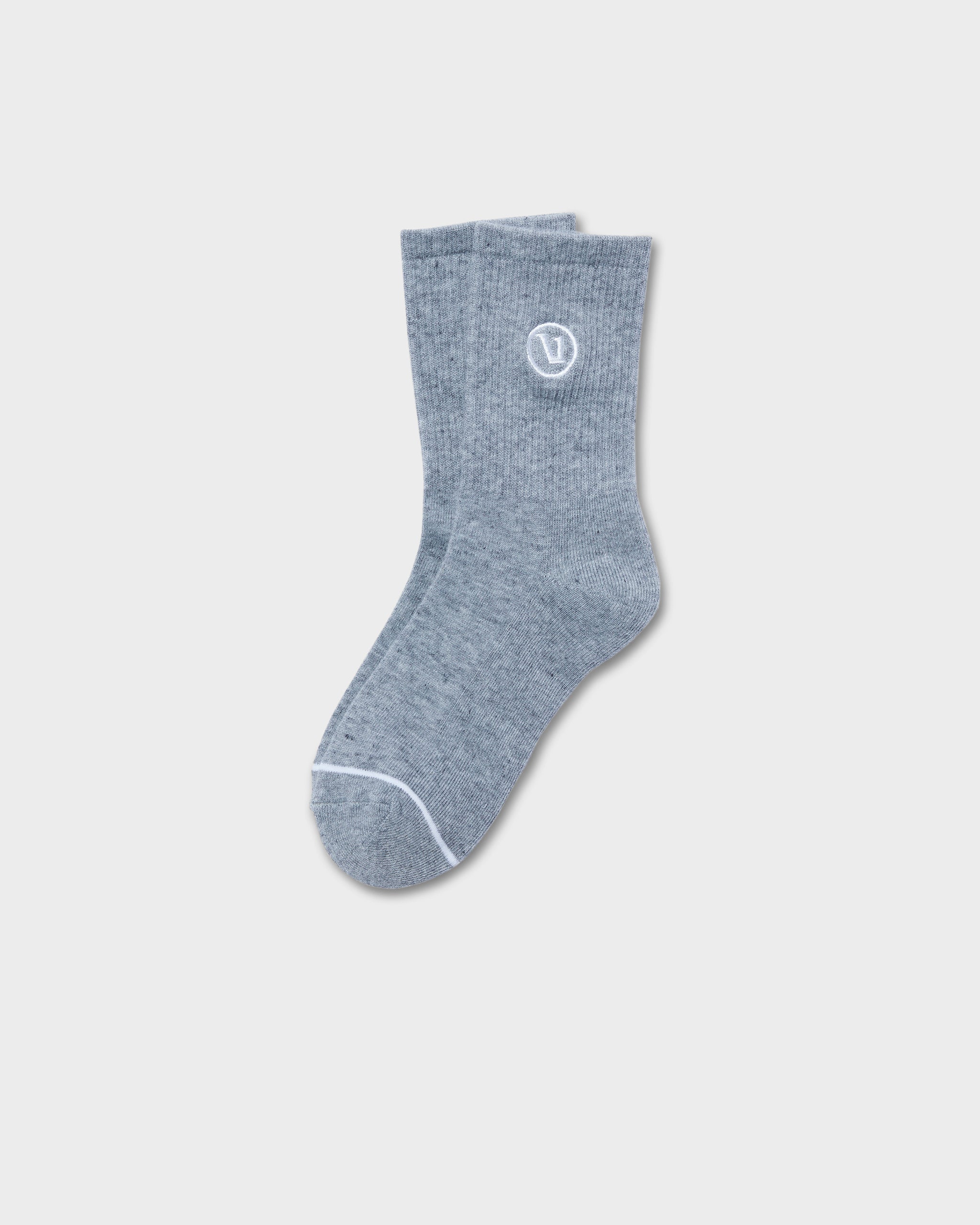 7269-half-crew-sock-2.0-light-heather-grey-1.jpg Half Crew Sock 2.0 | Light Heather Grey