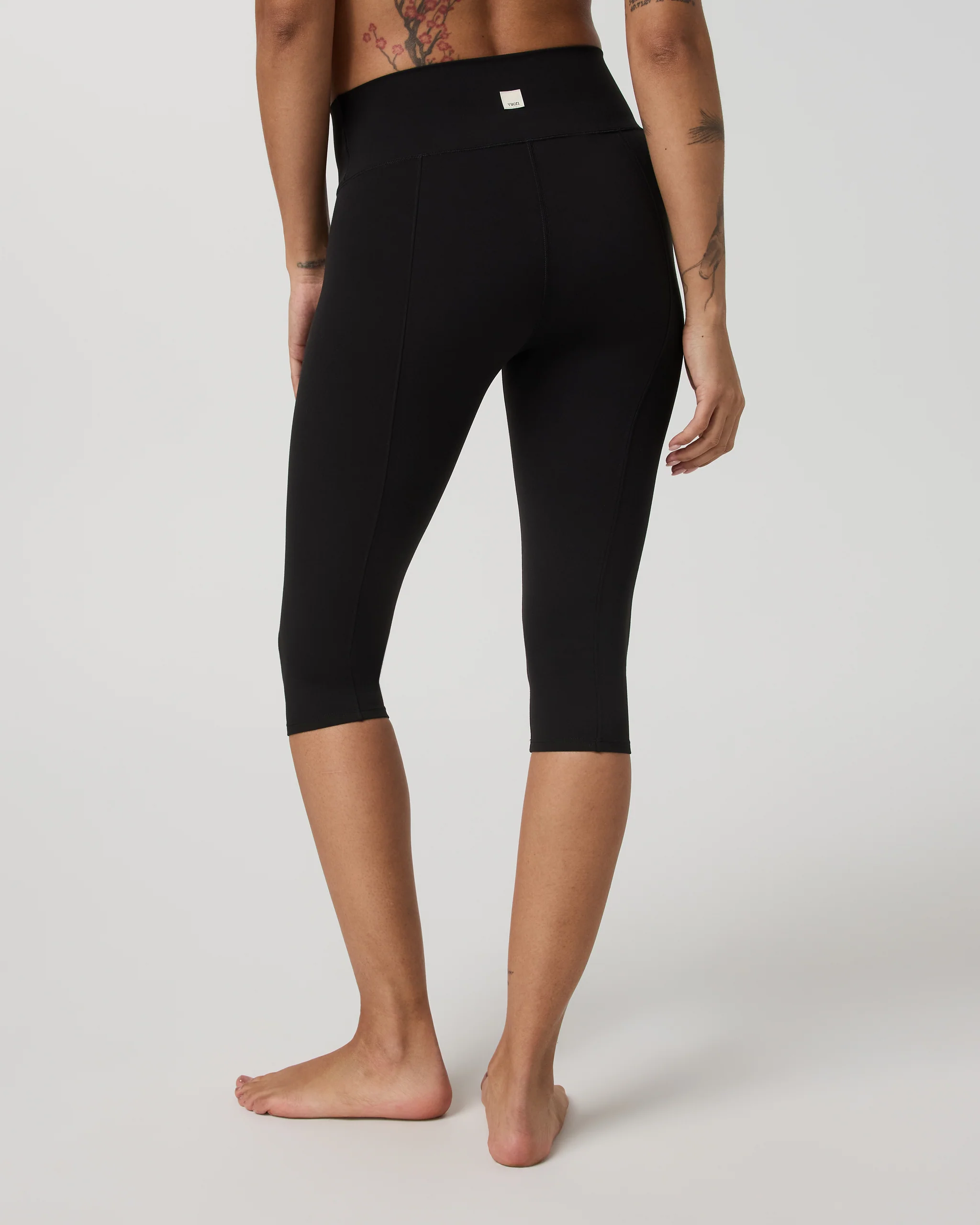 Vuori AllTheFeels™ Shirred Crop | Black