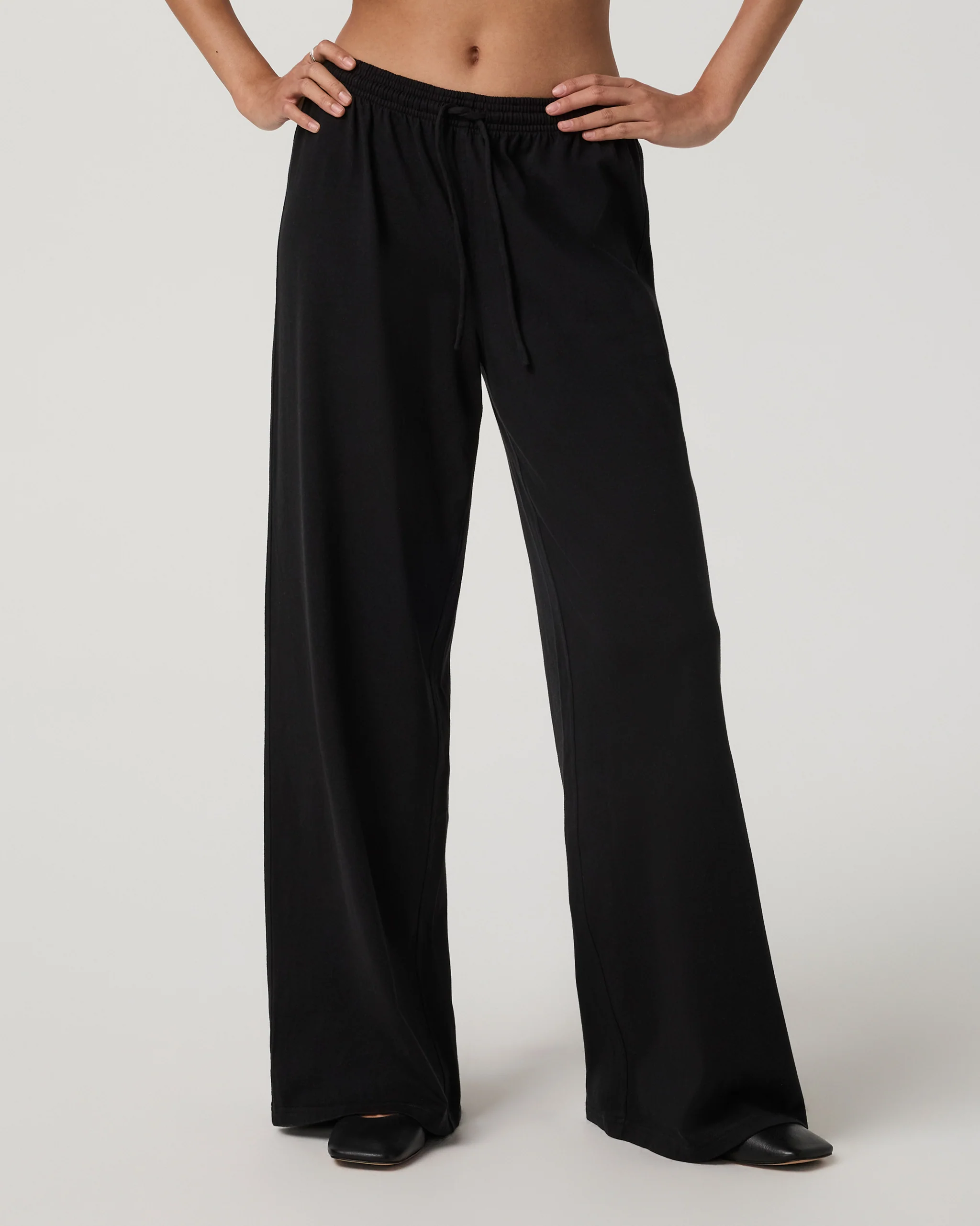 7871-heavyweight-cotton-easy-pant-black-1.webp Heavyweight Cotton Easy Pant | Black