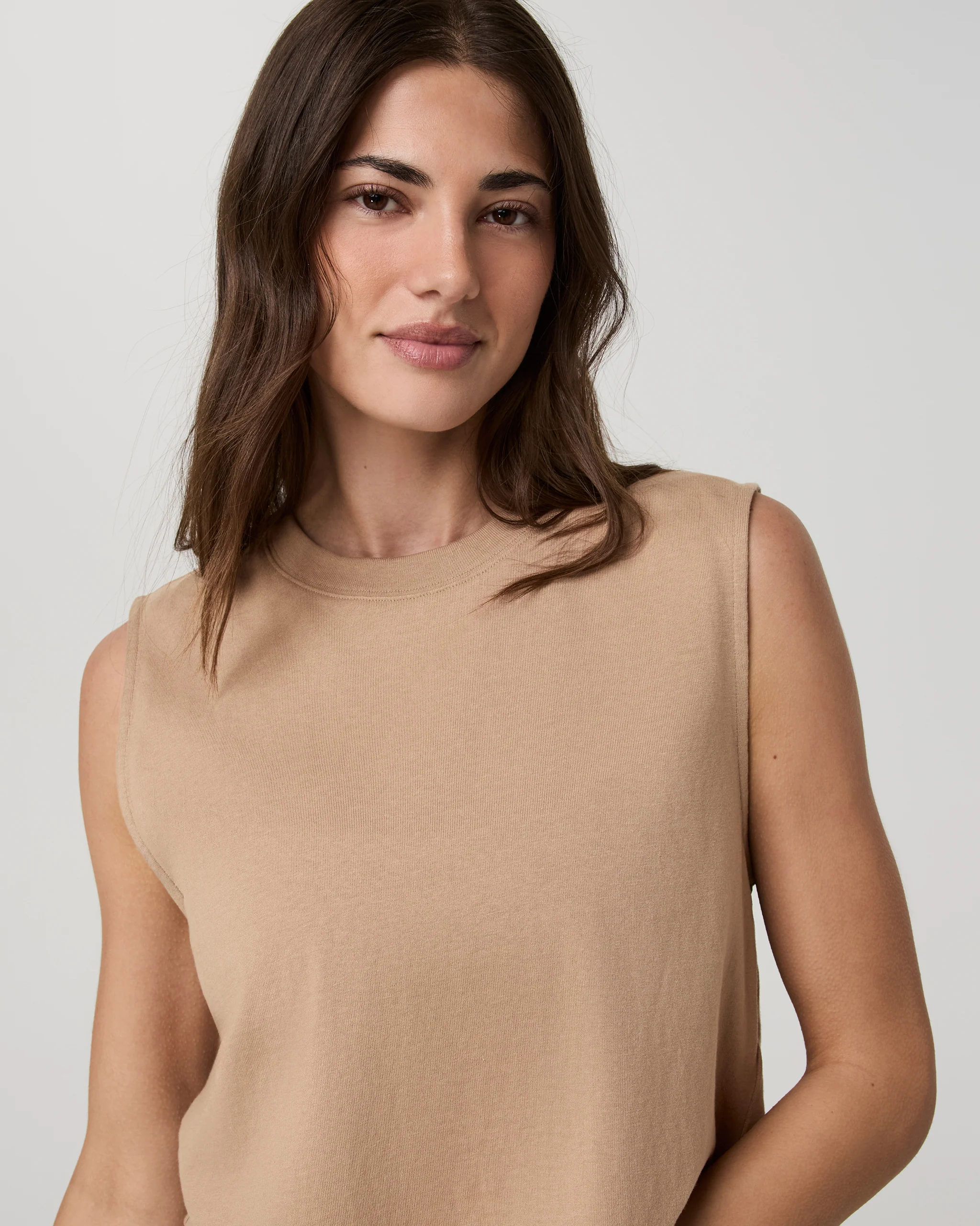 Heavyweight Cotton Easy Tank | Goldenrod