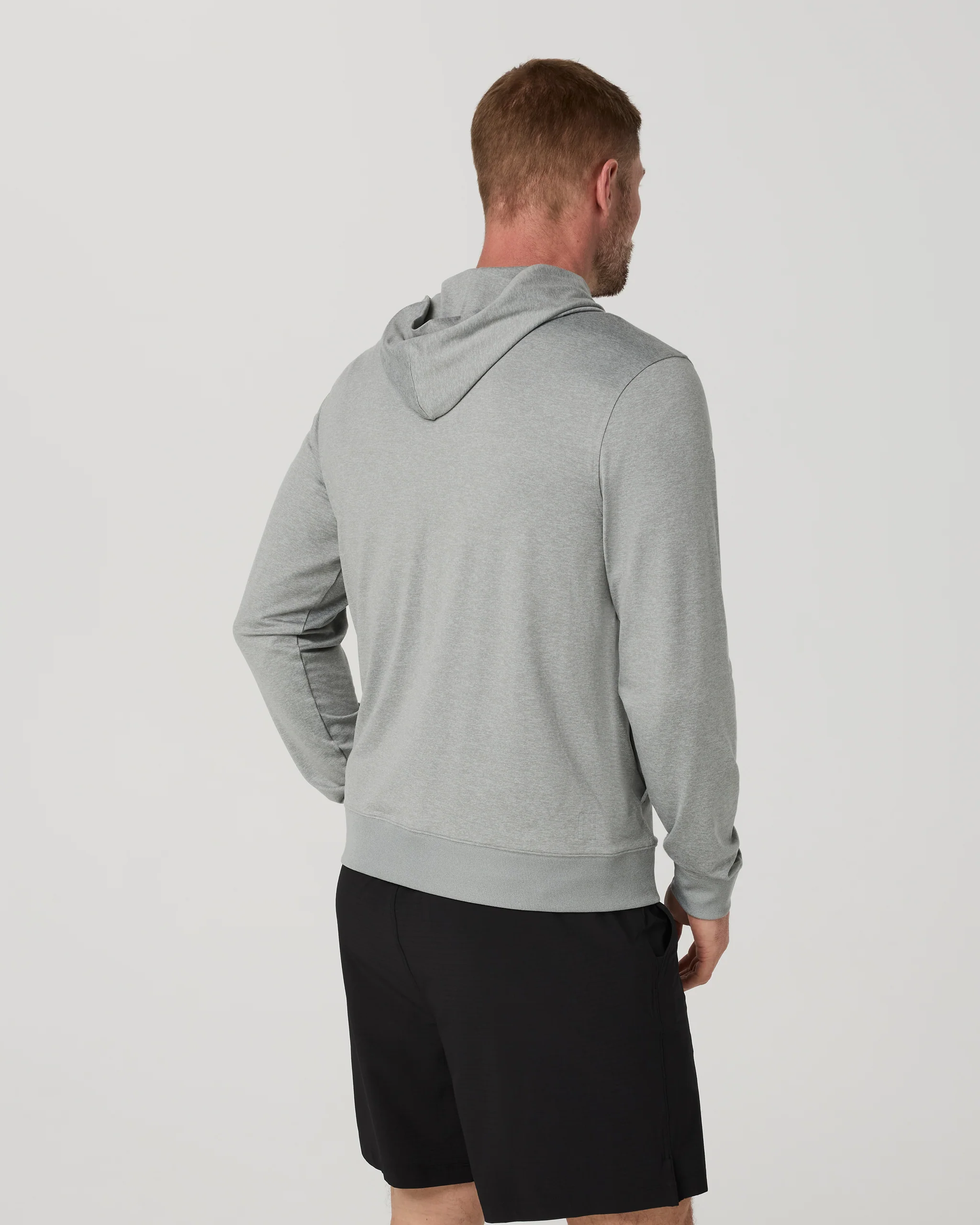 Ponto Full Zip Hoodie | Slate Rock Heather