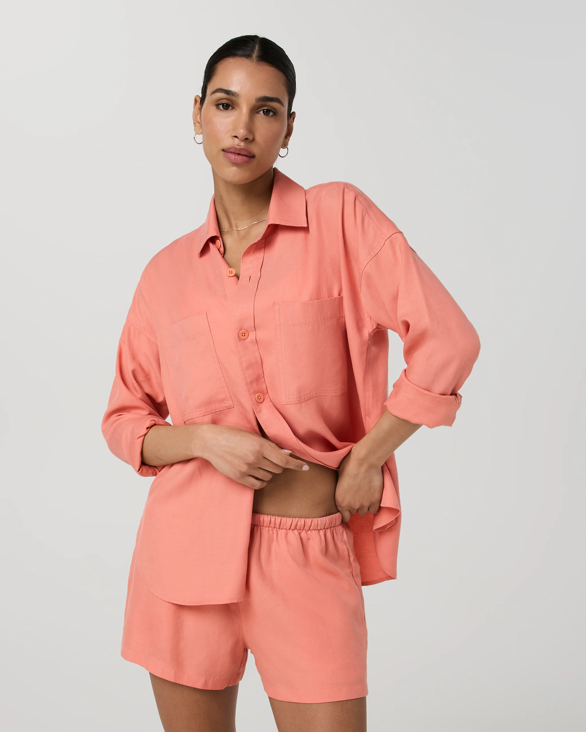 8673-trestles-twill-button-up-sun-stone-1.webp Trestles Twill Button Up | Sun Stone