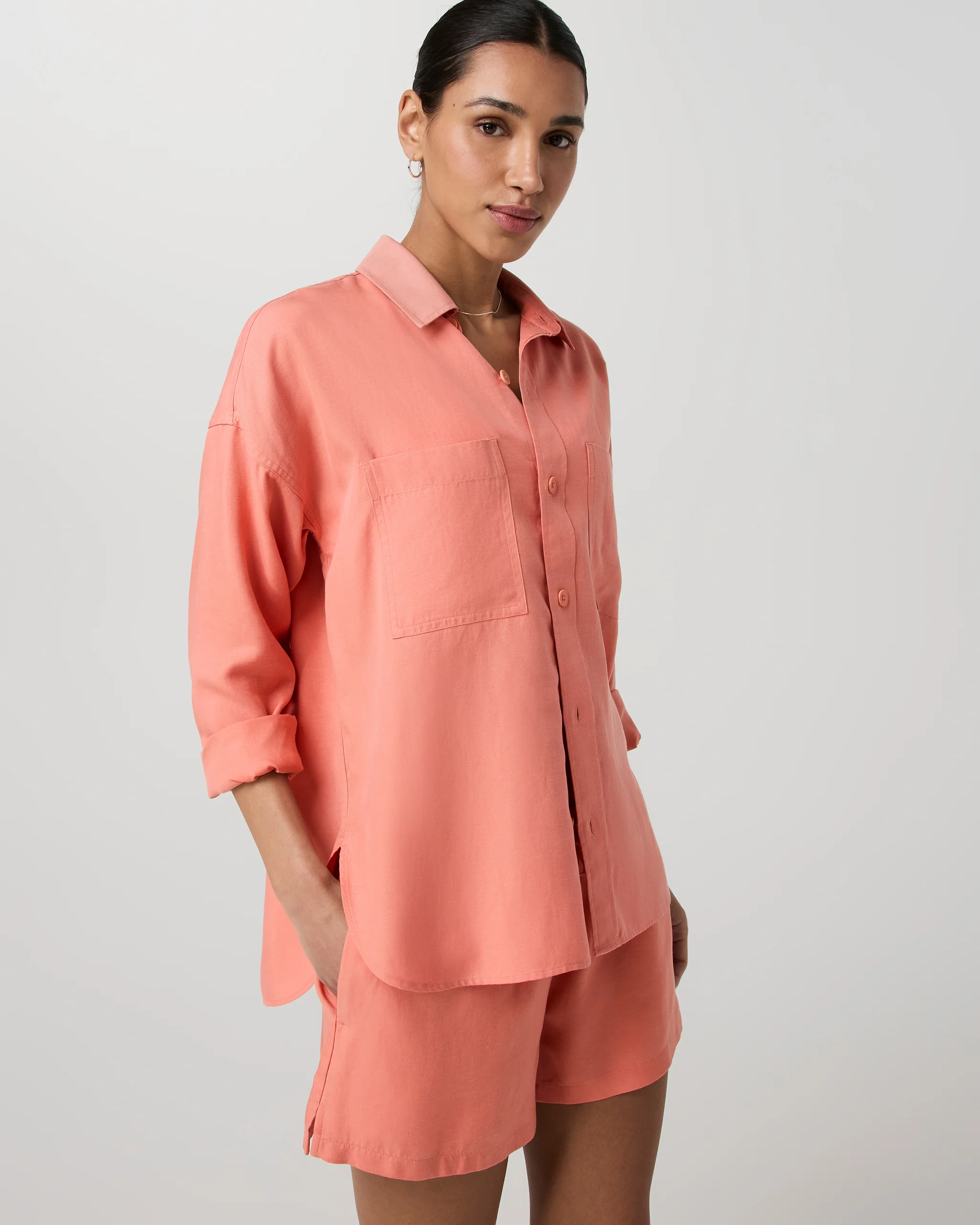 8673-trestles-twill-button-up-sun-stone-2.webp Trestles Twill Button Up | Sun Stone