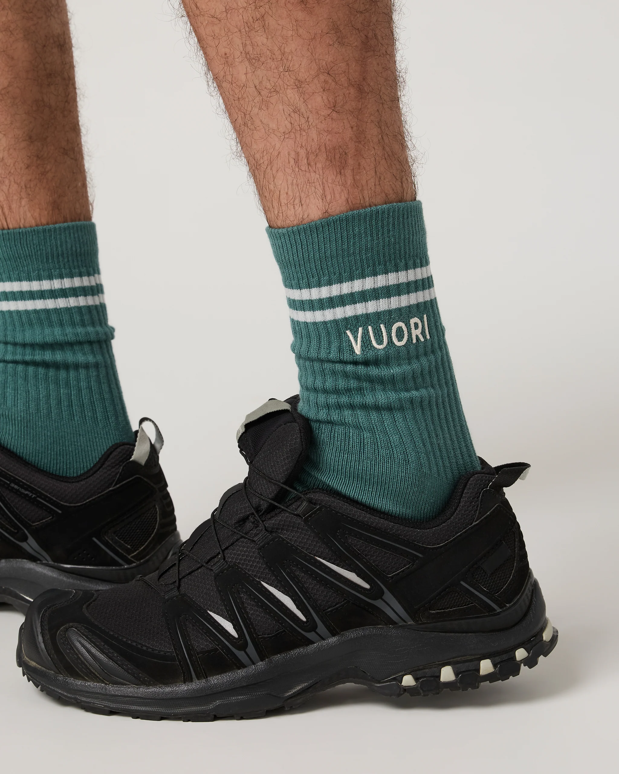 8701-vuori-crew-sock-2.0-dark-cyan-1.webp Vuori Crew Sock 2.0 | Dark Cyan