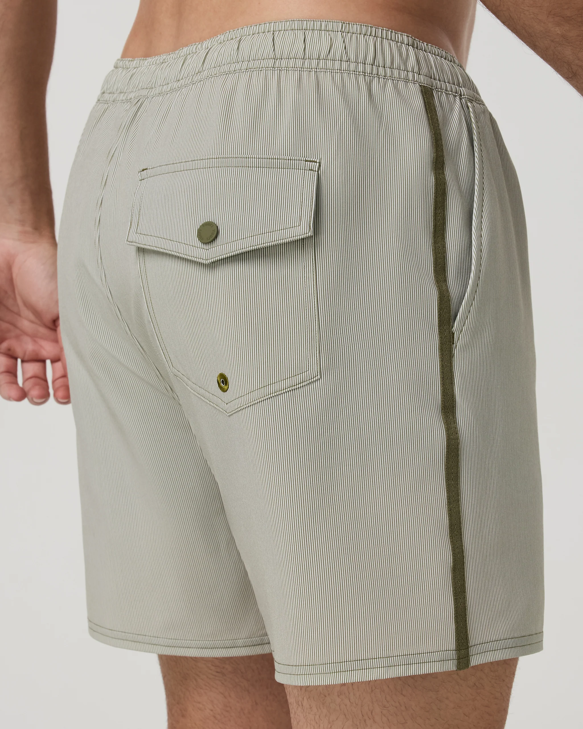 Banks Resort Short | Herb Micro Stripe