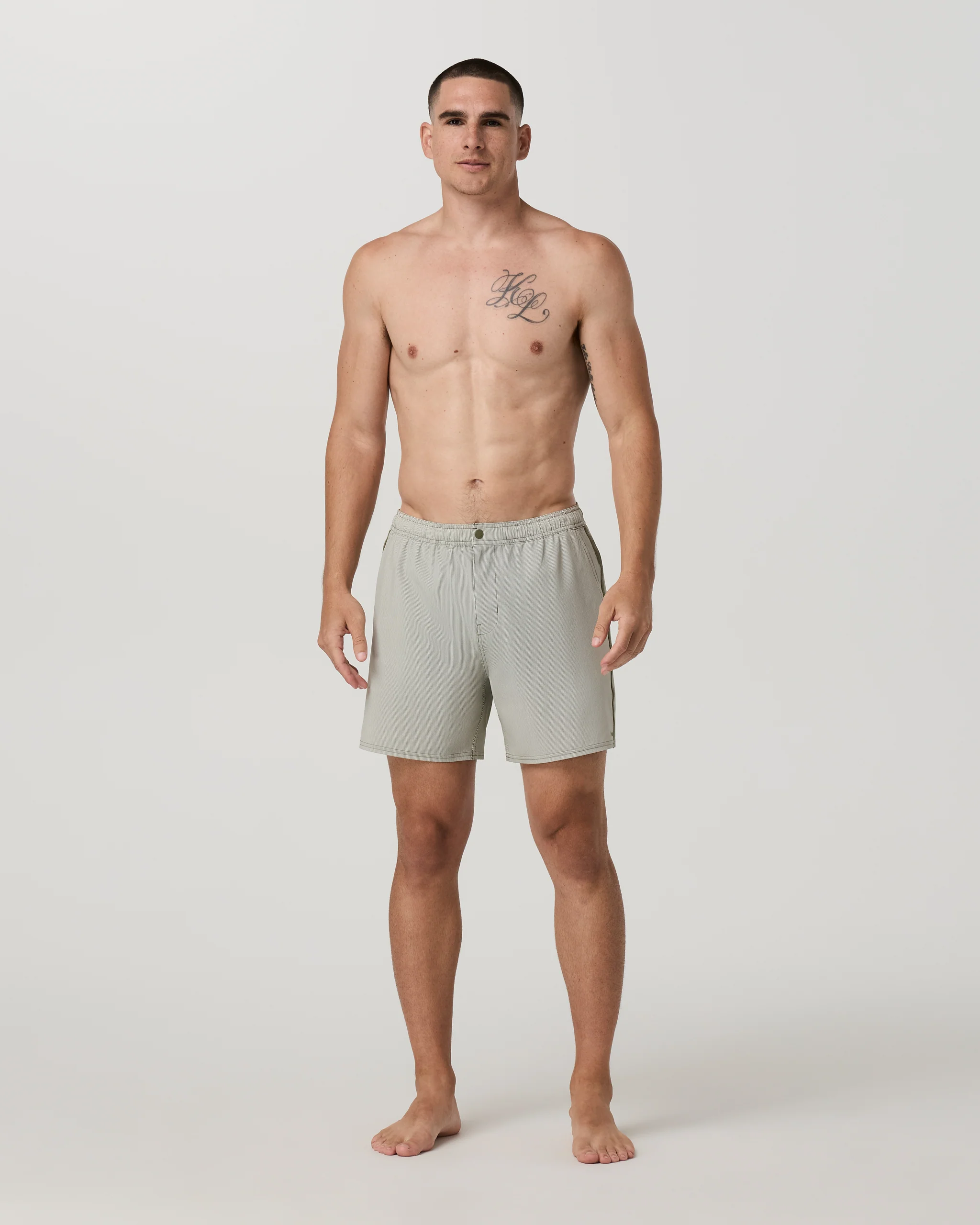 Banks Resort Short | Herb Micro Stripe