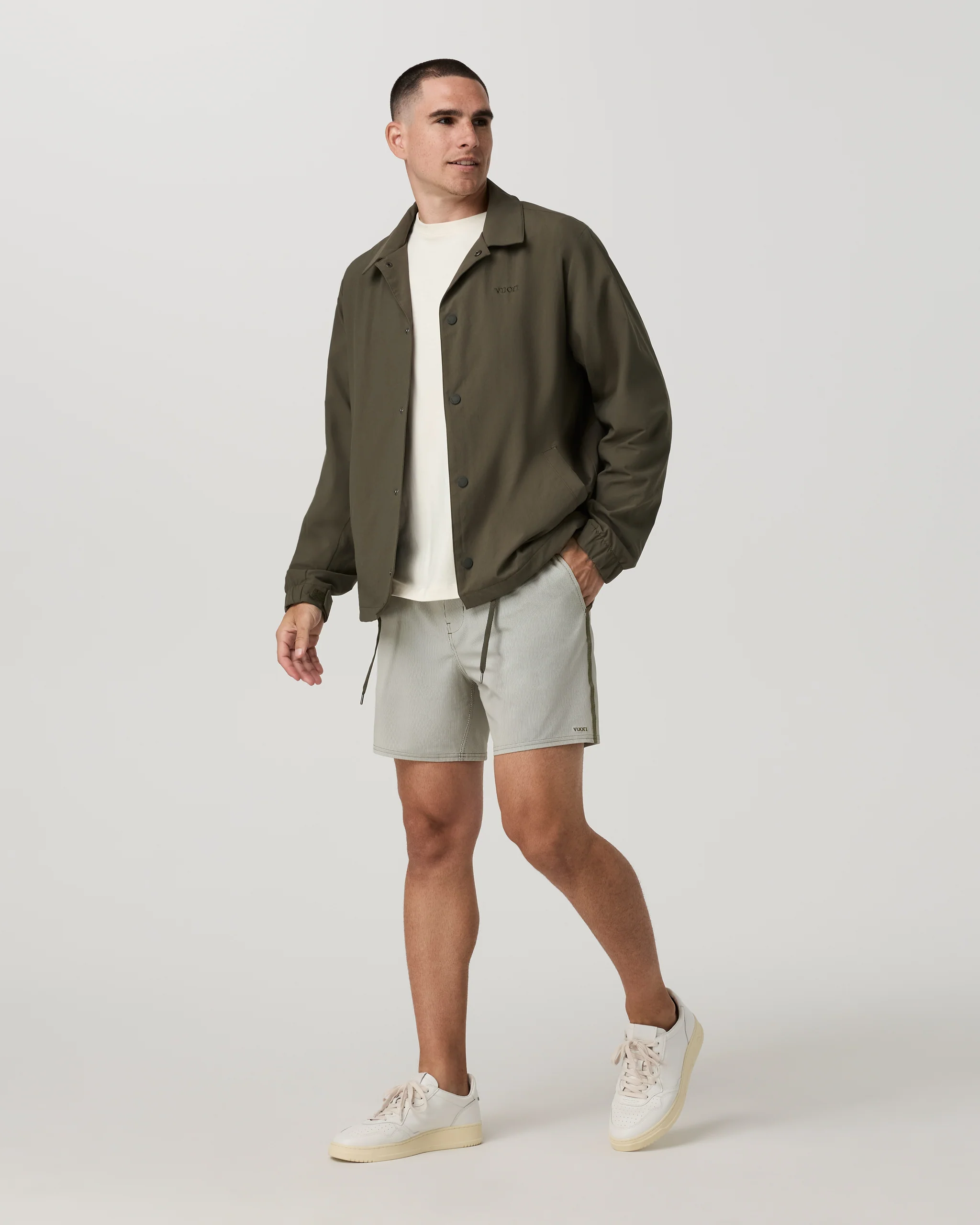 Banks Resort Short | Herb Micro Stripe