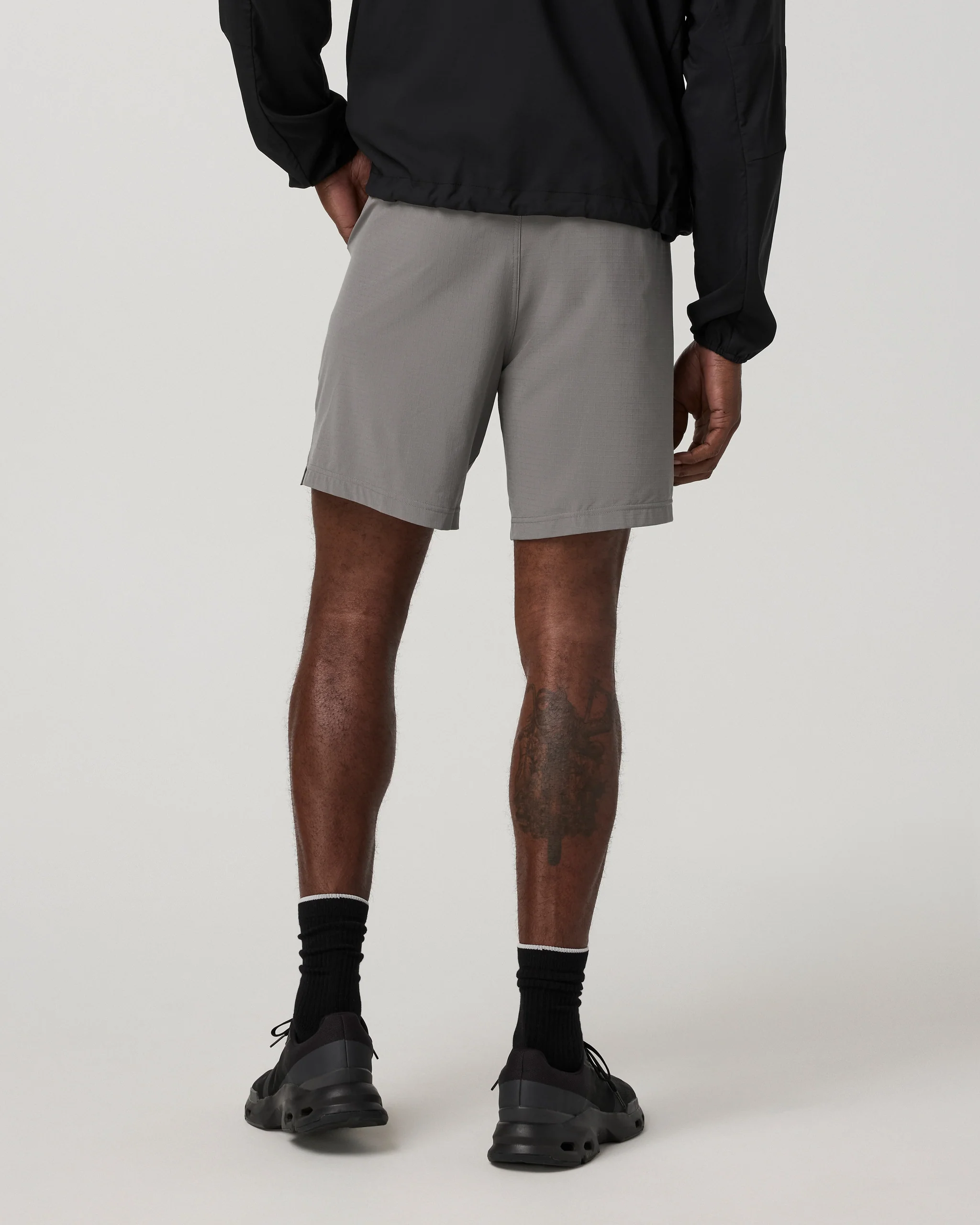 Vuori HardKore Short Lined 7" | Smoke