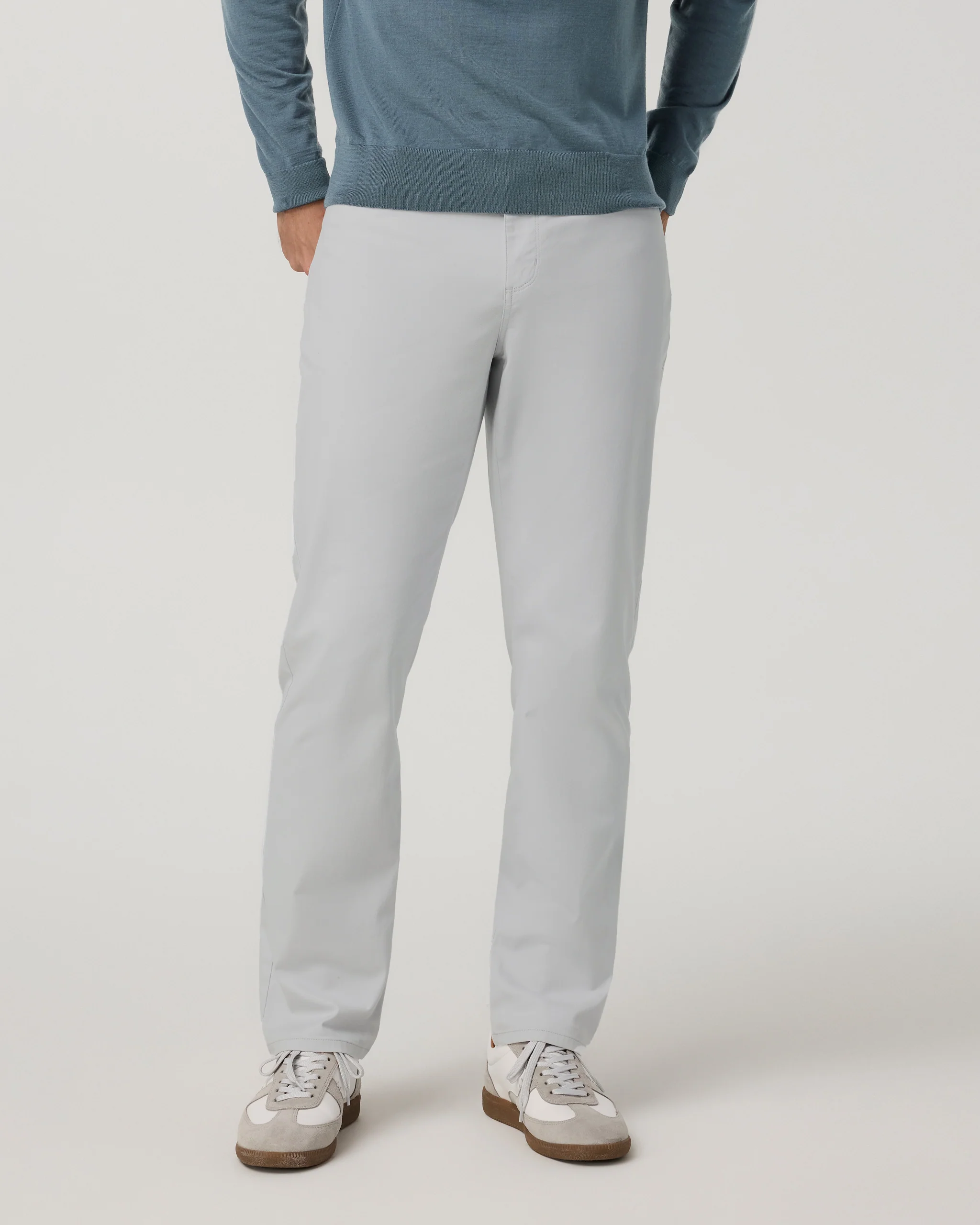 Vuori Meta™ Cotton Pant Classic Fit 32" | Frost Grey