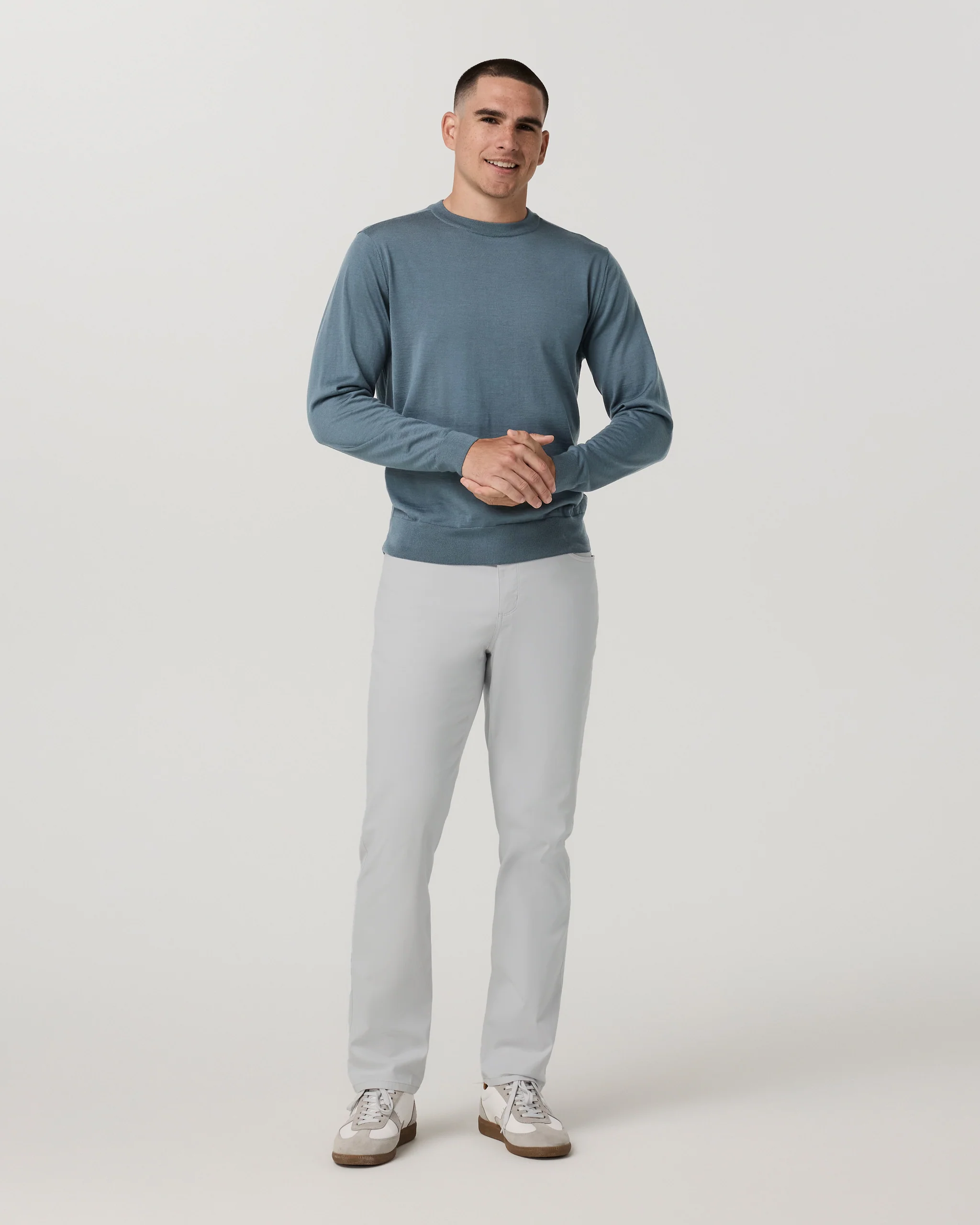 Vuori Meta™ Cotton Pant Classic Fit 32" | Frost Grey