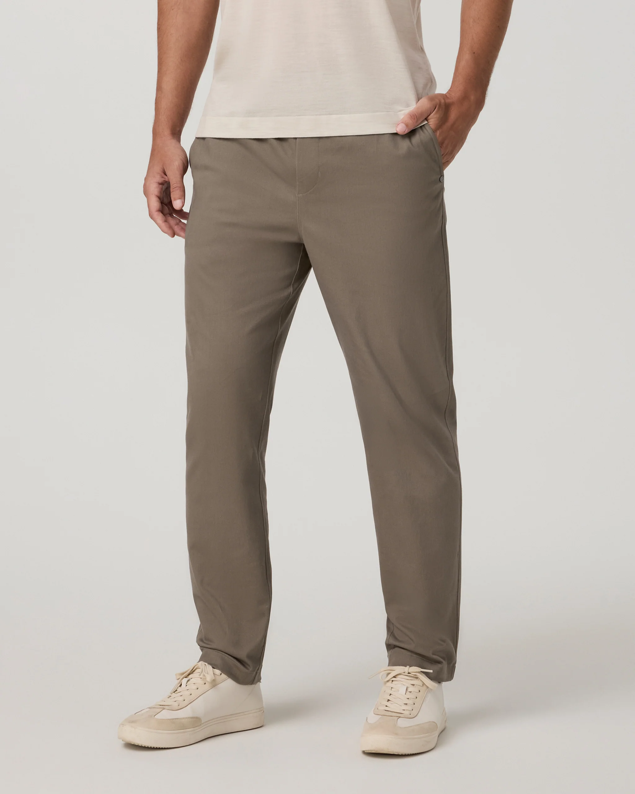 Fletcher Elastic Waist Pant Athletic Slim Fit 30" | Bark