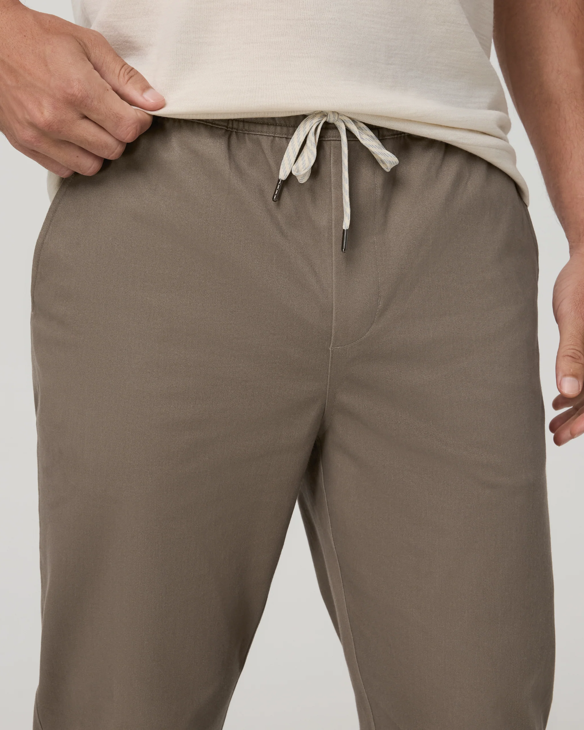 Fletcher Elastic Waist Pant Athletic Slim Fit 30" | Bark