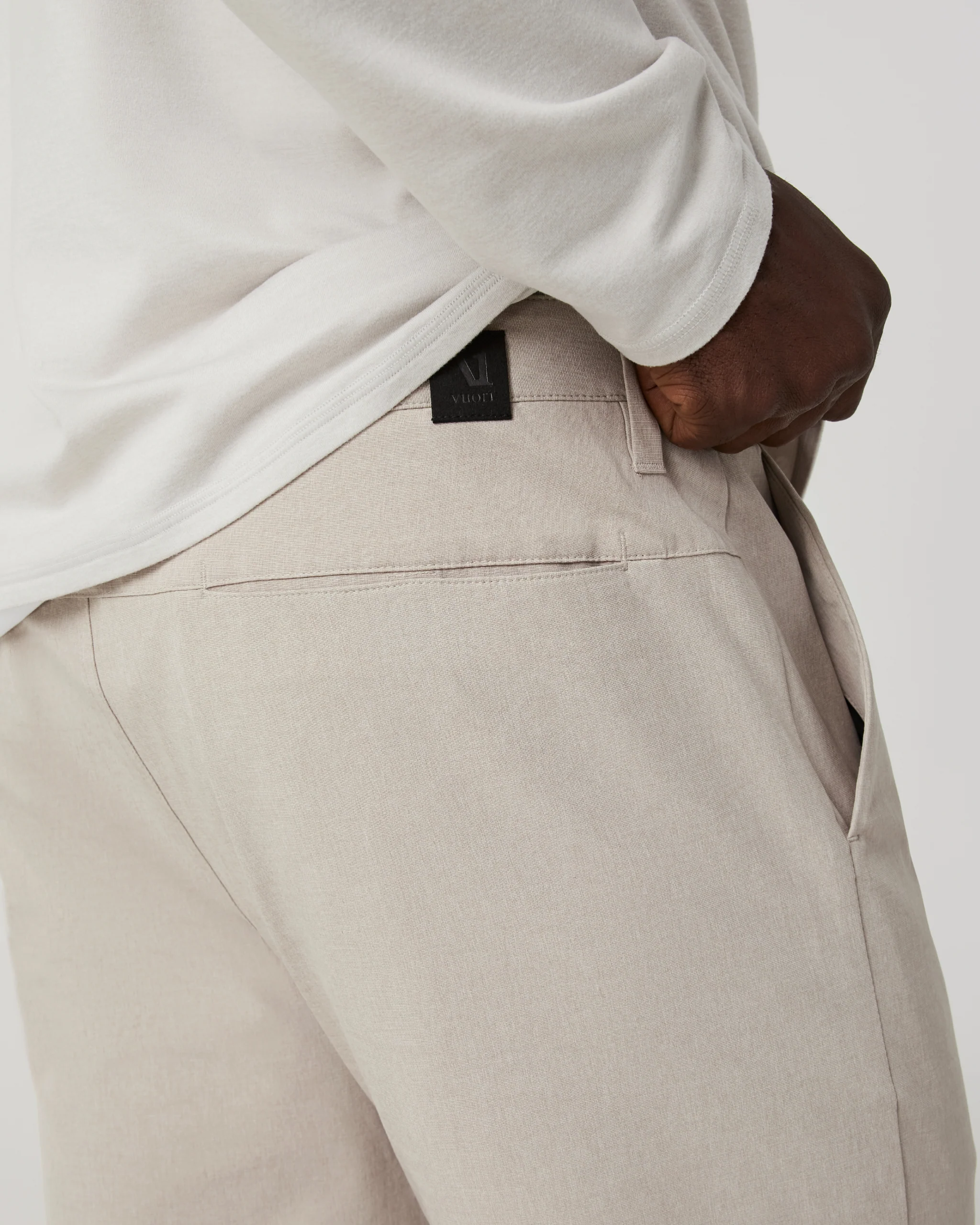 9247-aim-trouser-athletic-slim-fit-32-khaki-linen-texture-5.webp Aim Trouser Athletic Slim Fit 32" | Khaki Linen Texture