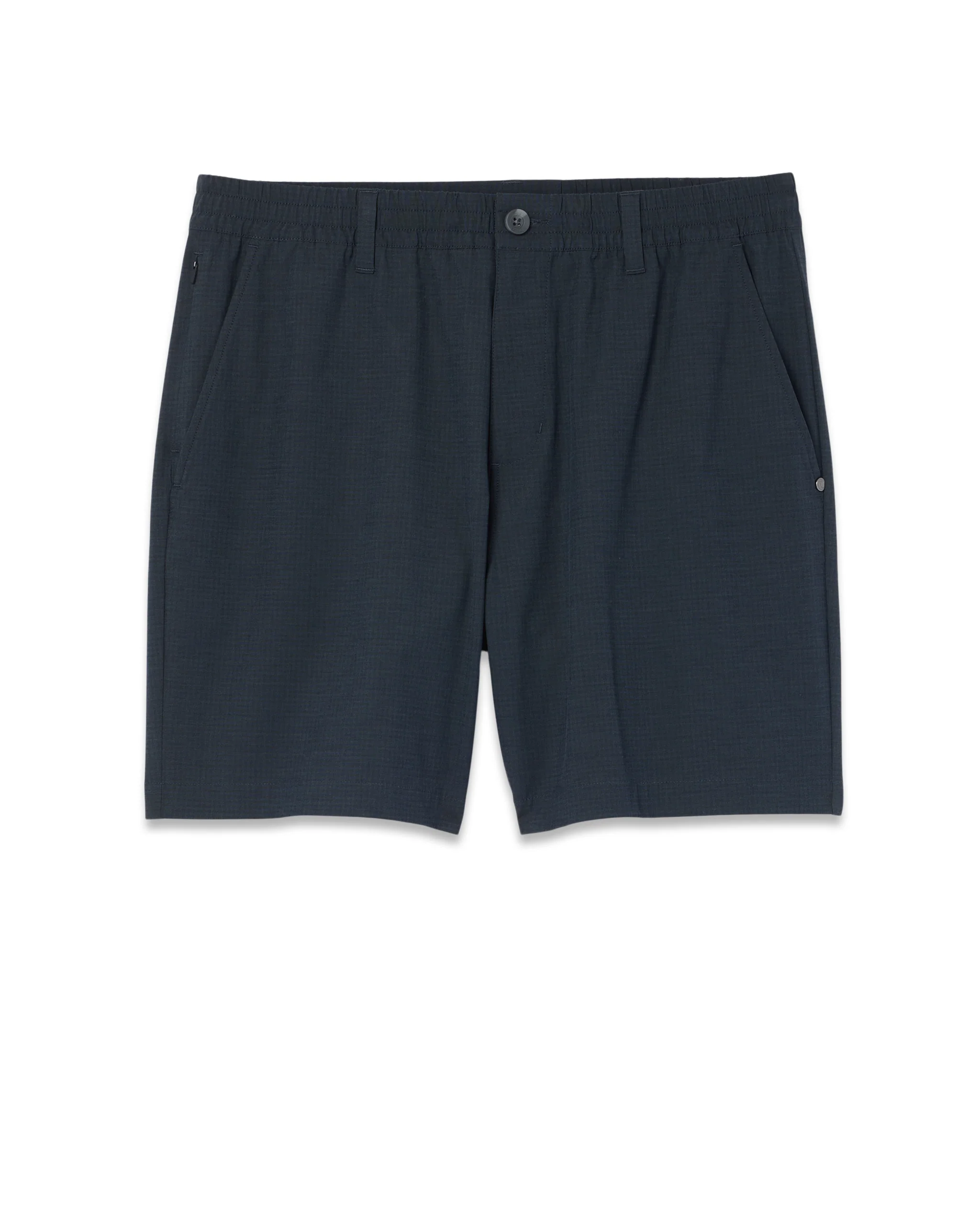 9299-aim-elastic-waist-short-7-navy-houndstooth-linen-texture-6.webp Aim Elastic Waist Short 7" | Navy Houndstooth Linen Texture