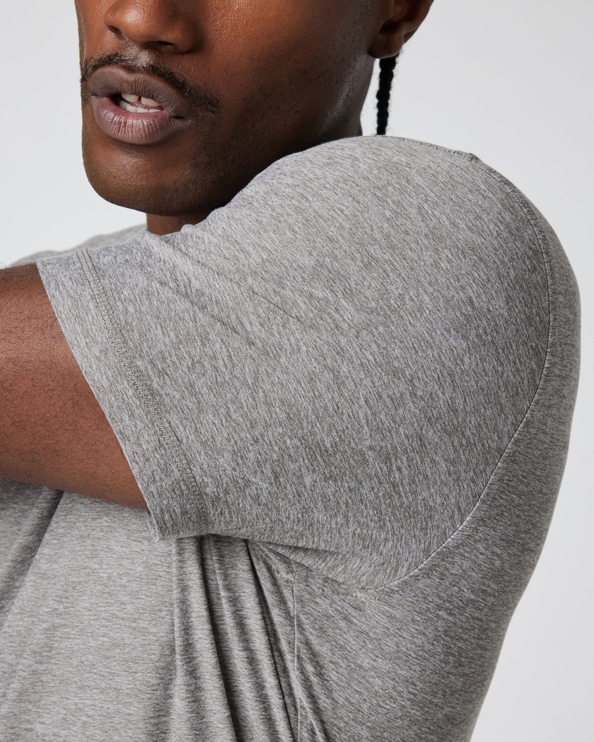 Strato Tech Tee | Heather Grey