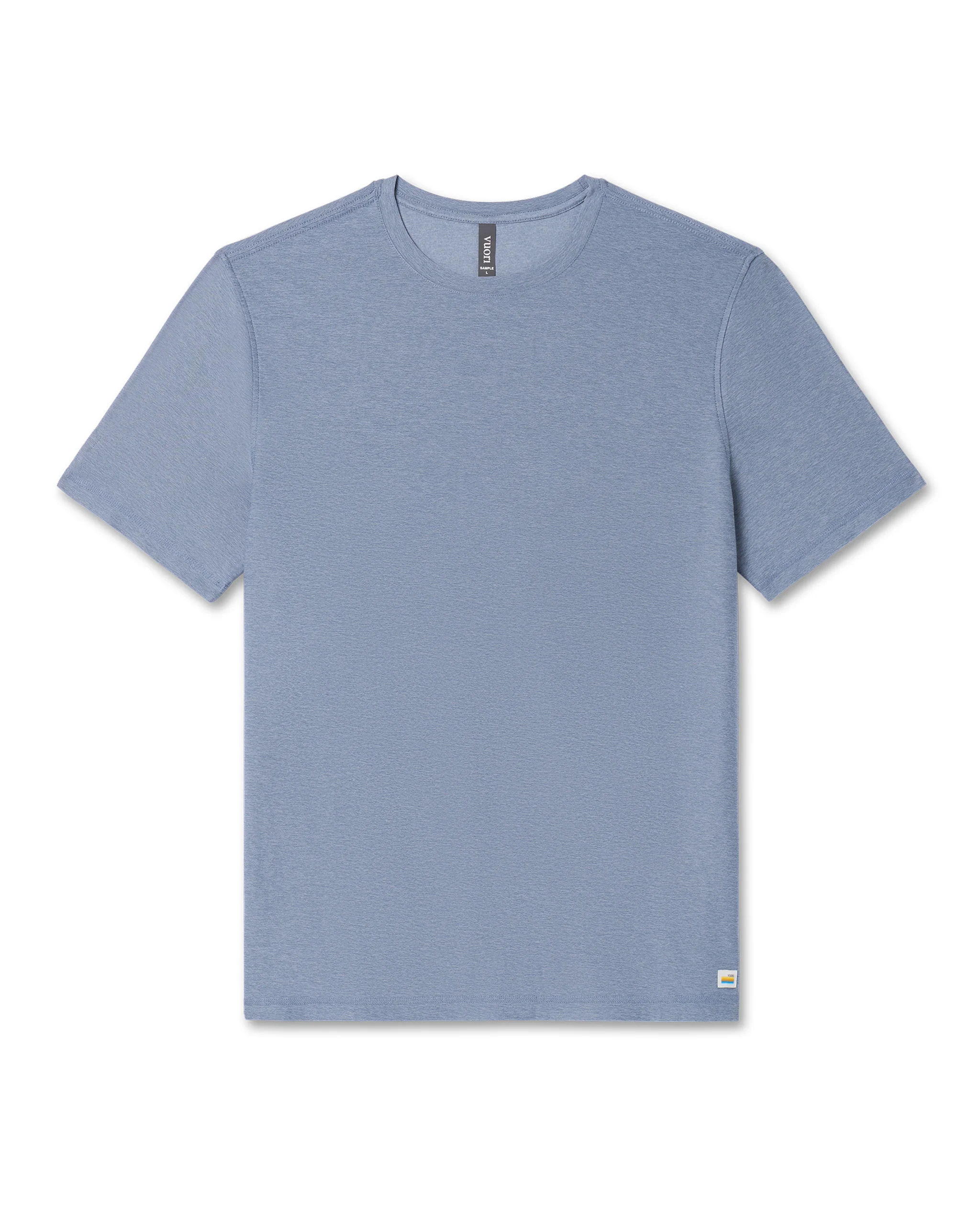 9518-strato-tech-tee-chambray-heather-4.webp Strato Tech Tee | Chambray Heather