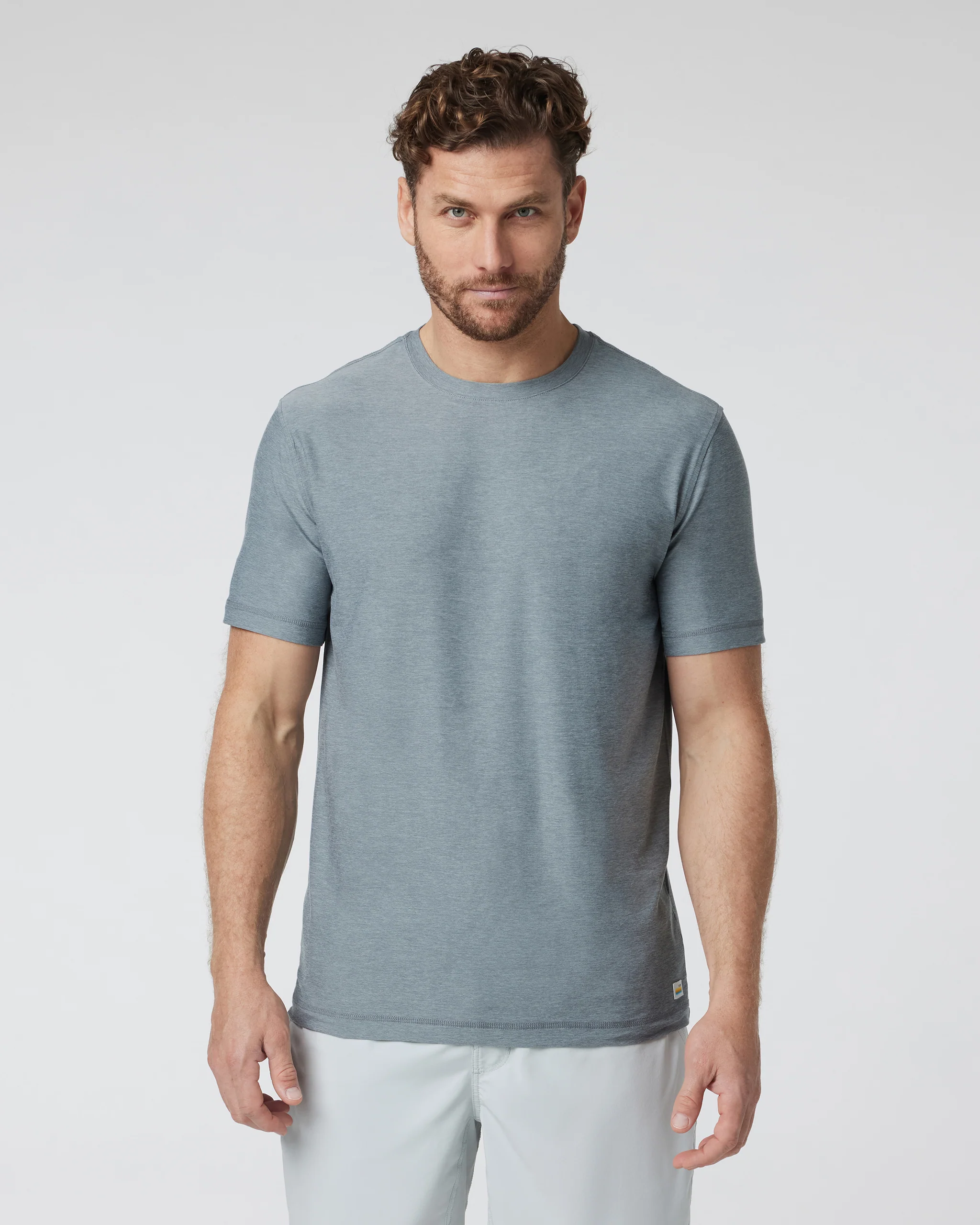 9655-strato-tech-tee-dusty-blue-heather-1.webp Strato Tech Tee | Dusty Blue Heather