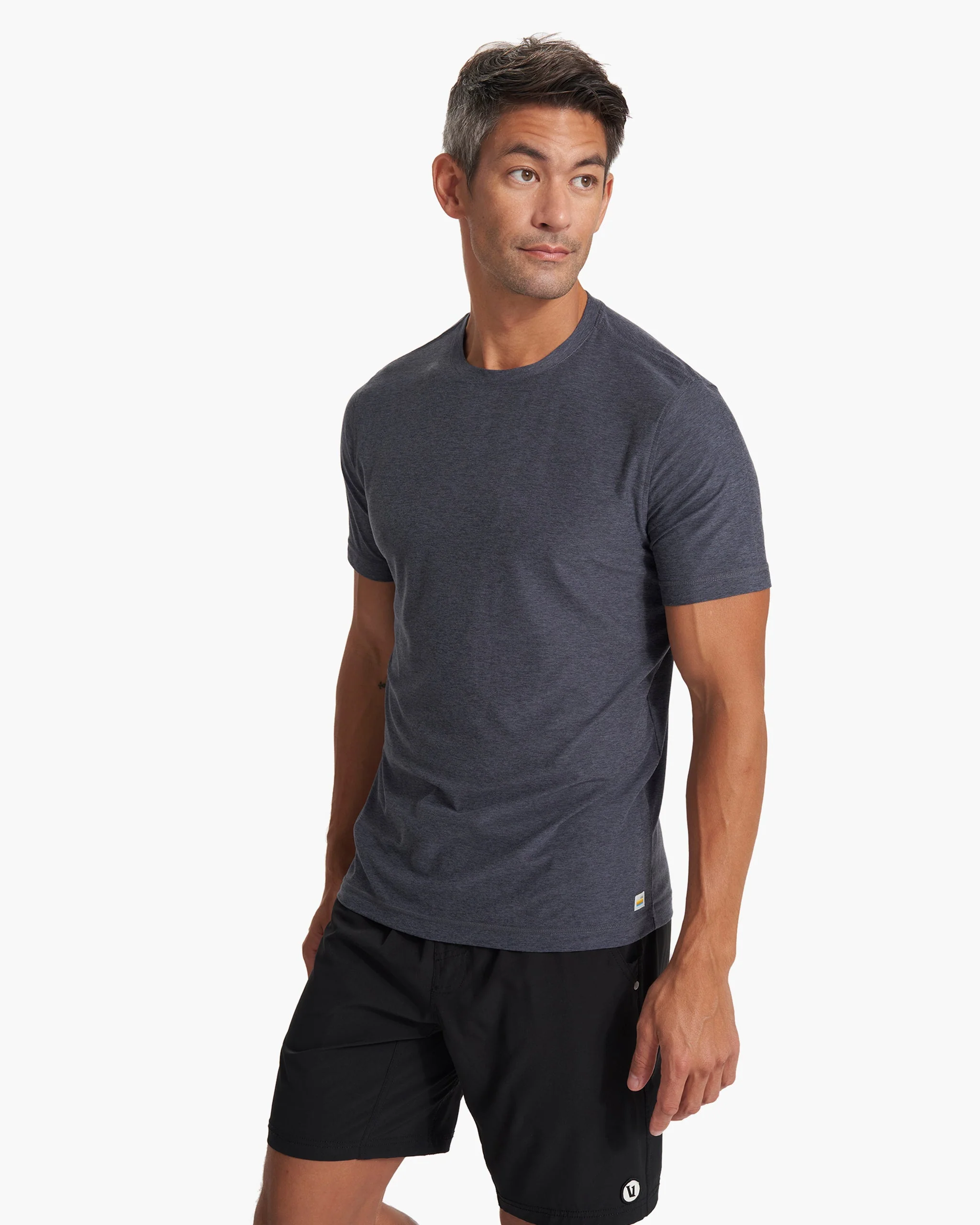 Strato Tech Tee | Azure Heather